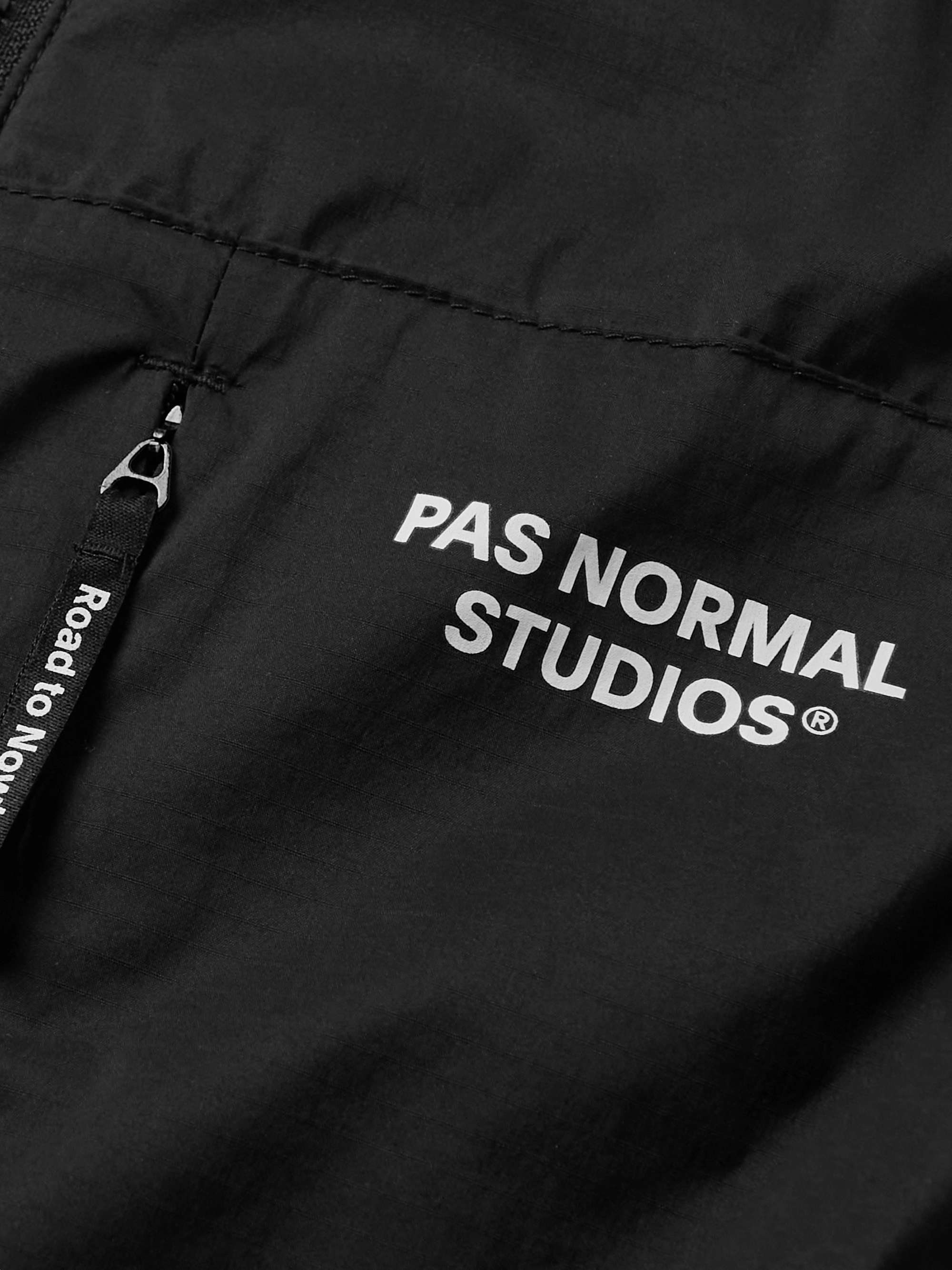 PAS NORMAL STUDIOS Essential Logo-Print Pertex Quantum Ripstop Cycling Gilet