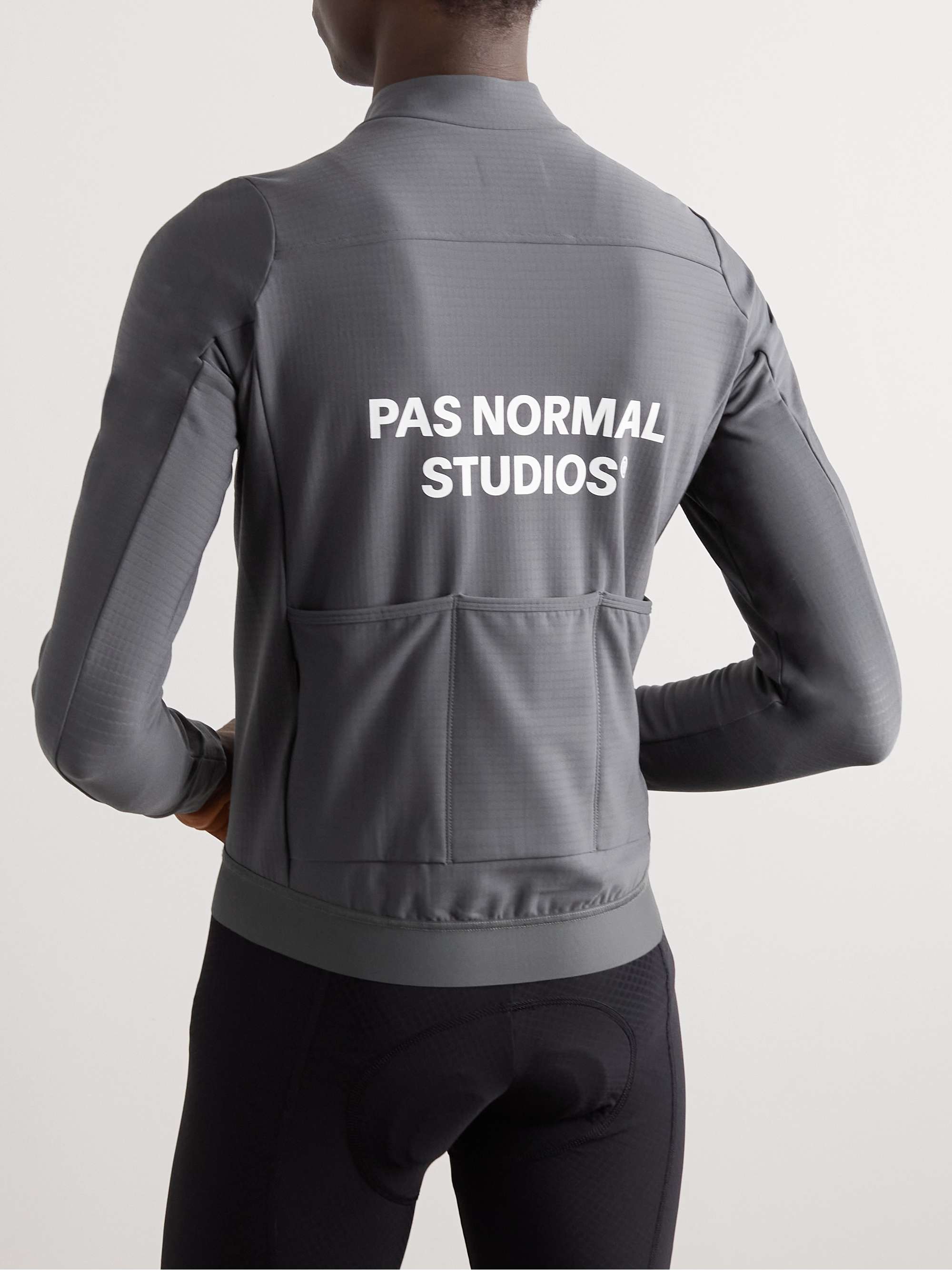 PAS NORMAL STUDIOS Essential Logo-Print Cycling Jersey