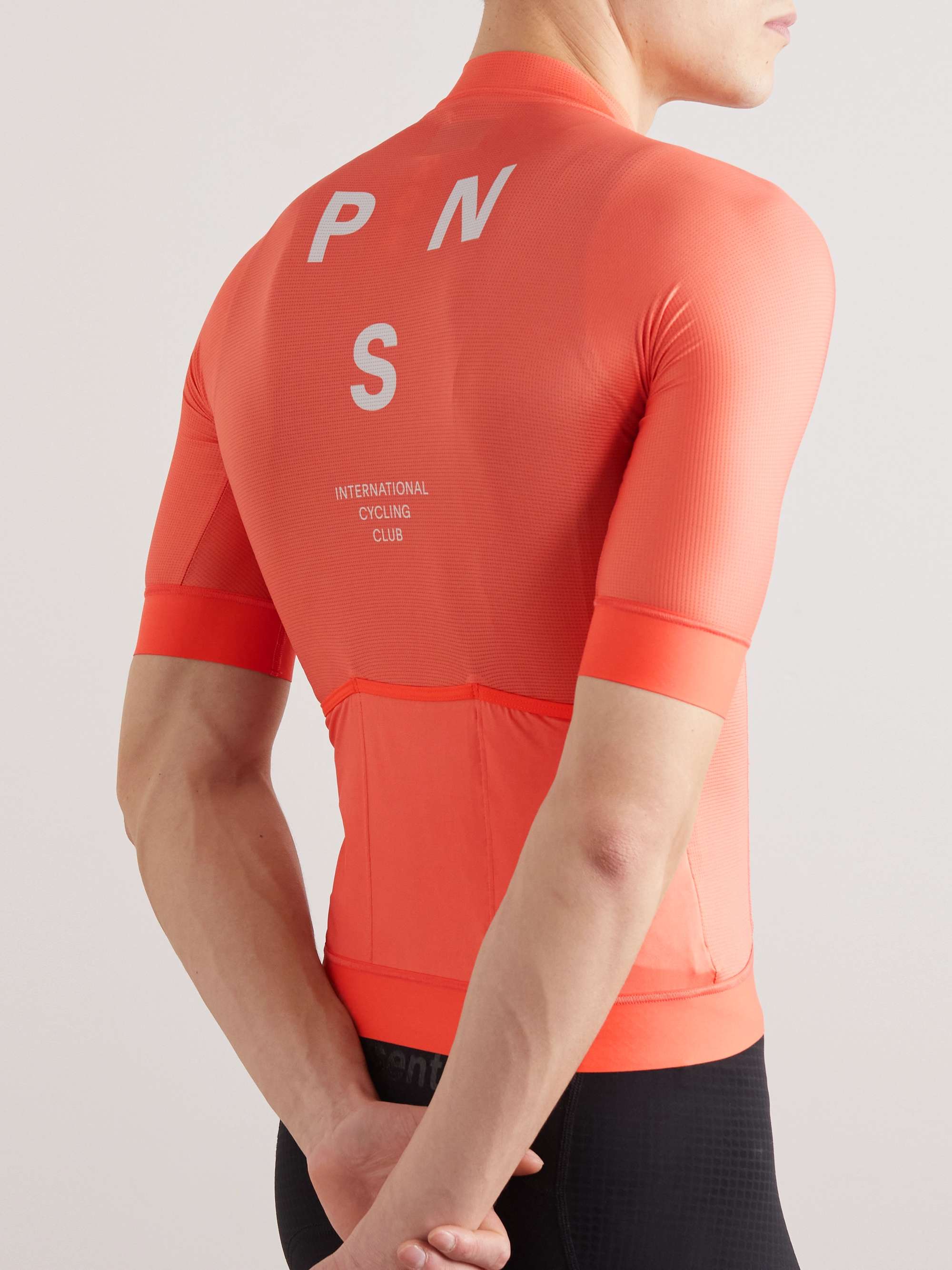 PAS NORMAL STUDIOS Mechanism Logo-Print Cycling Jersey