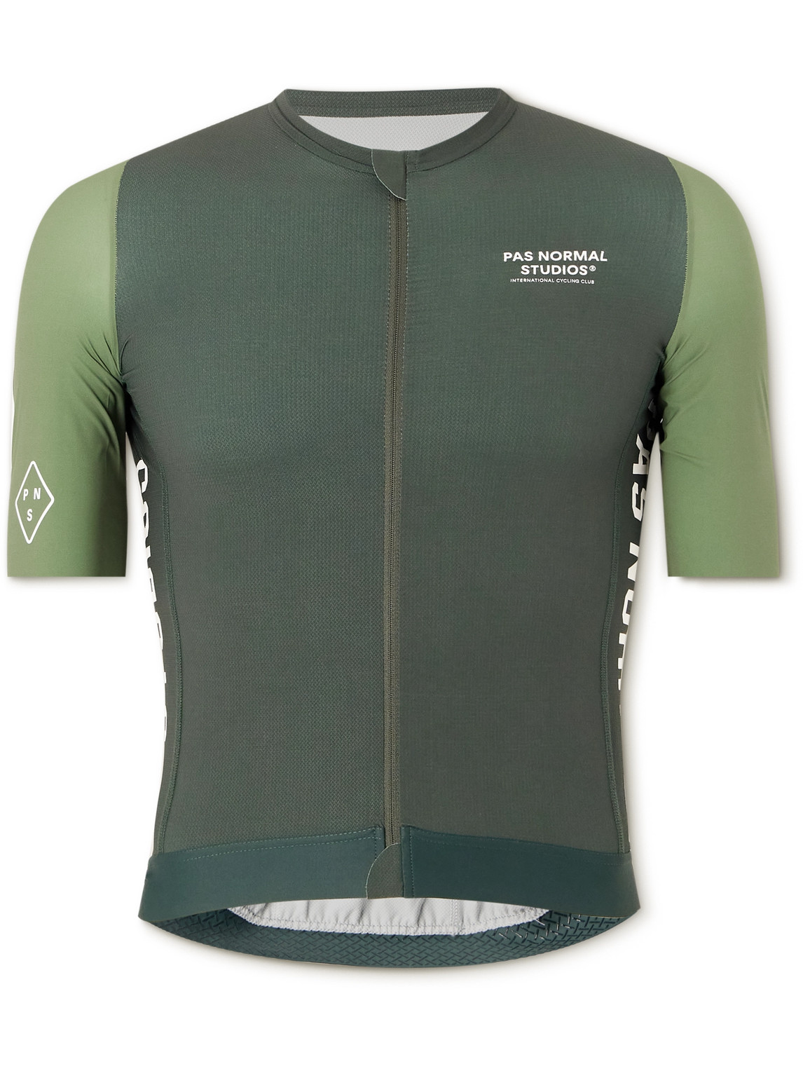 Pas Normal Studios Midsummer Solitude Logo-print Cycling Jersey In Green