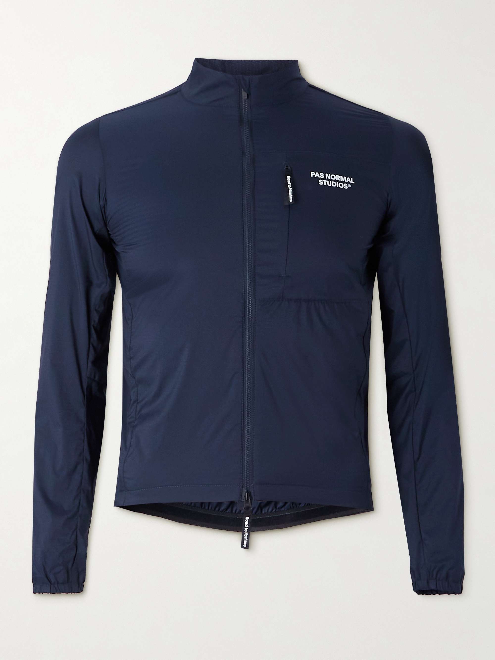 PAS NORMAL STUDIOS Stow Away Slim-Fit Logo-Print Cycling Jacket