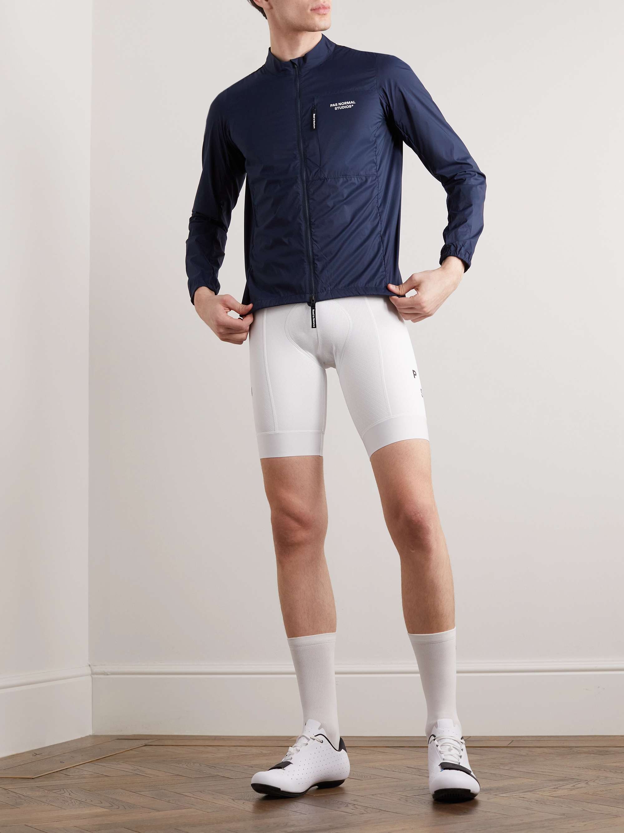 PAS NORMAL STUDIOS Stow Away Slim-Fit Logo-Print Cycling Jacket