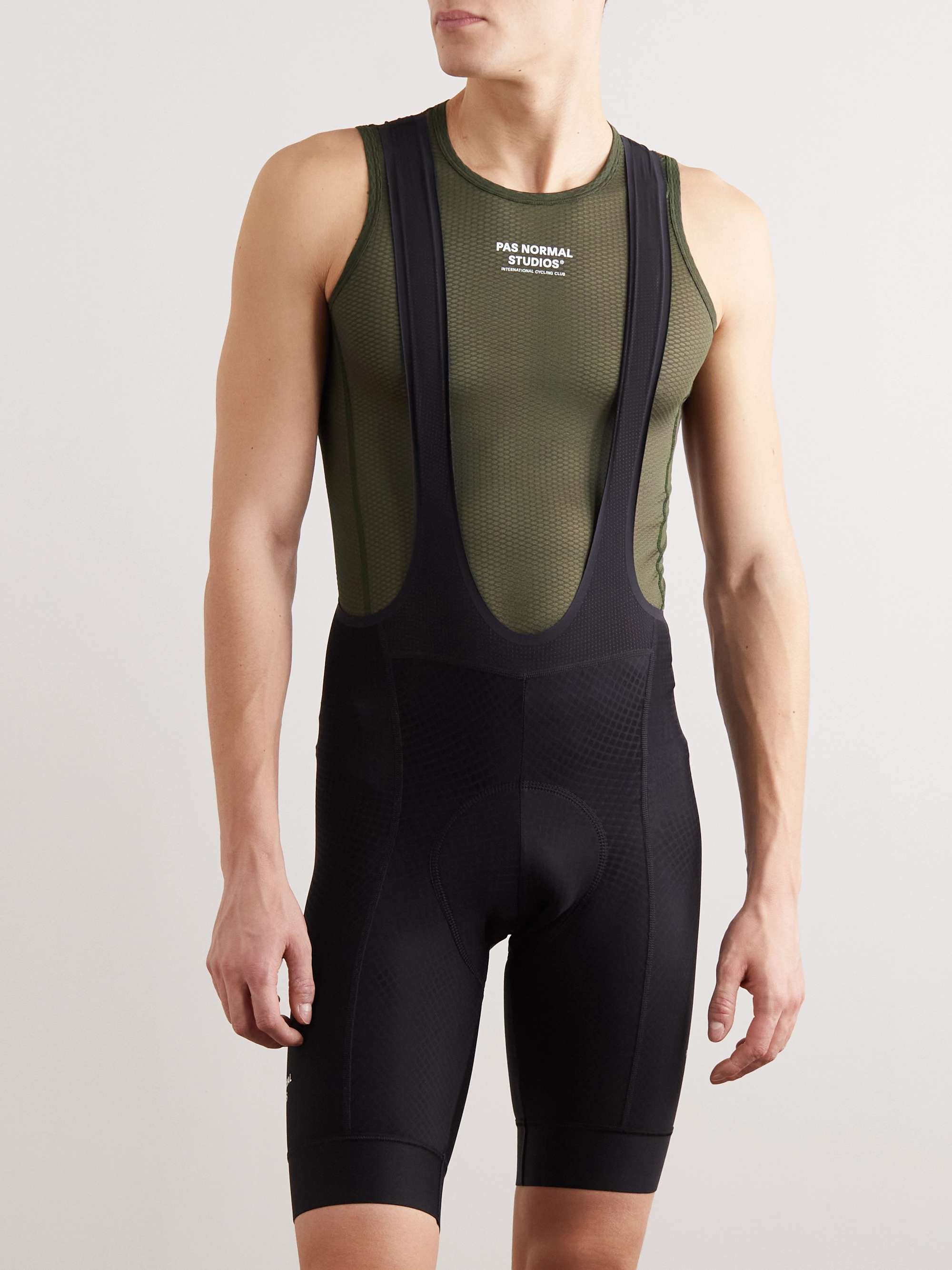 PAS NORMAL STUDIOS Logo-Print Stretch-Mesh Base Layer
