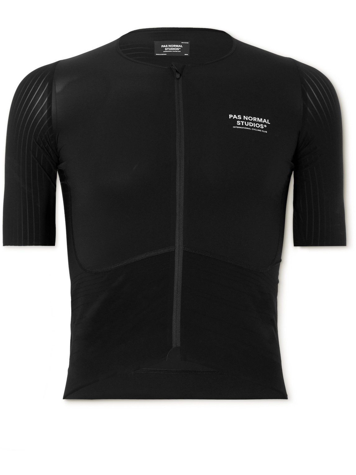 Pas Normal Studios Mechanism Pro Logo-print Cycling Jersey In Black