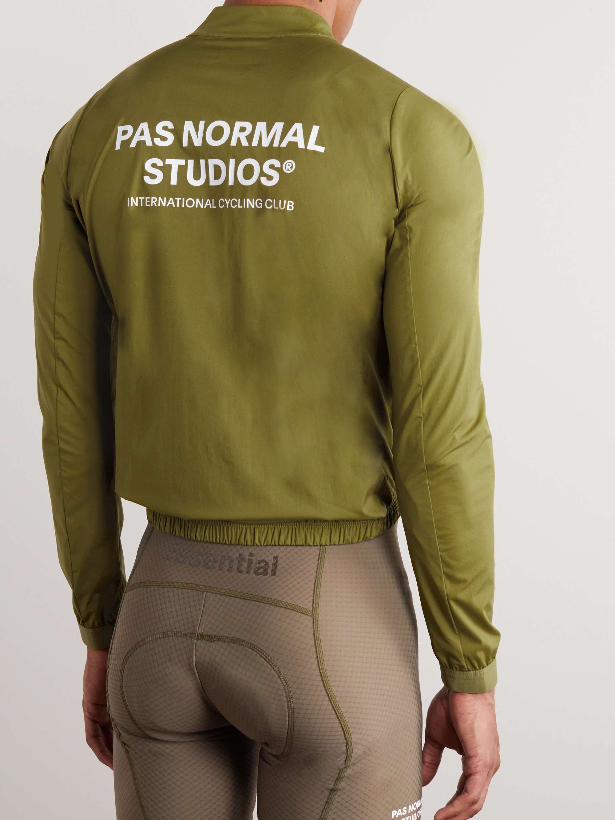 PAS NORMAL STUDIOS Mechanism Logo-Print ENTRANT-Nylon Cycling Jacket
