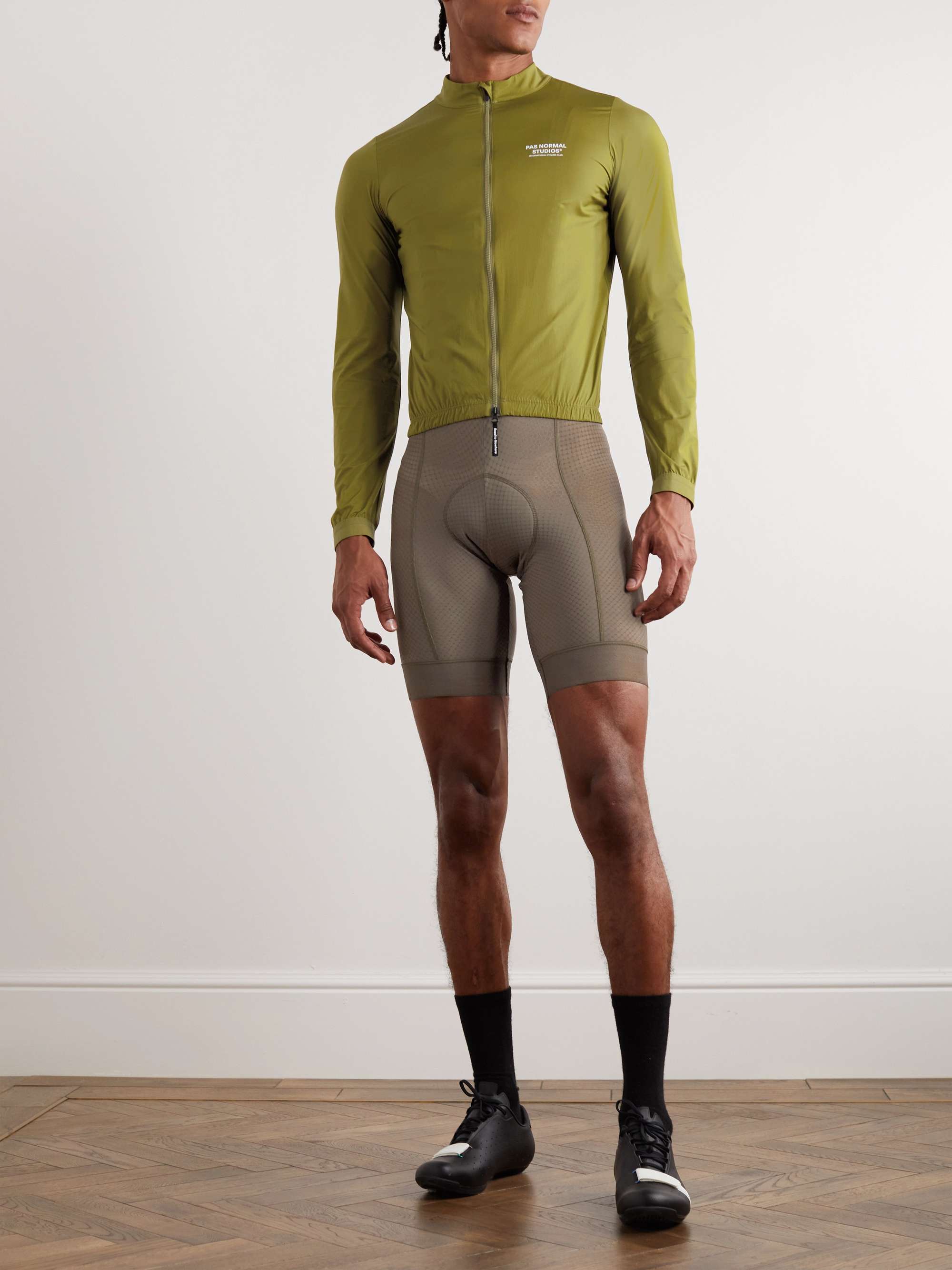 PAS NORMAL STUDIOS Mechanism Logo-Print ENTRANT-Nylon Cycling Jacket
