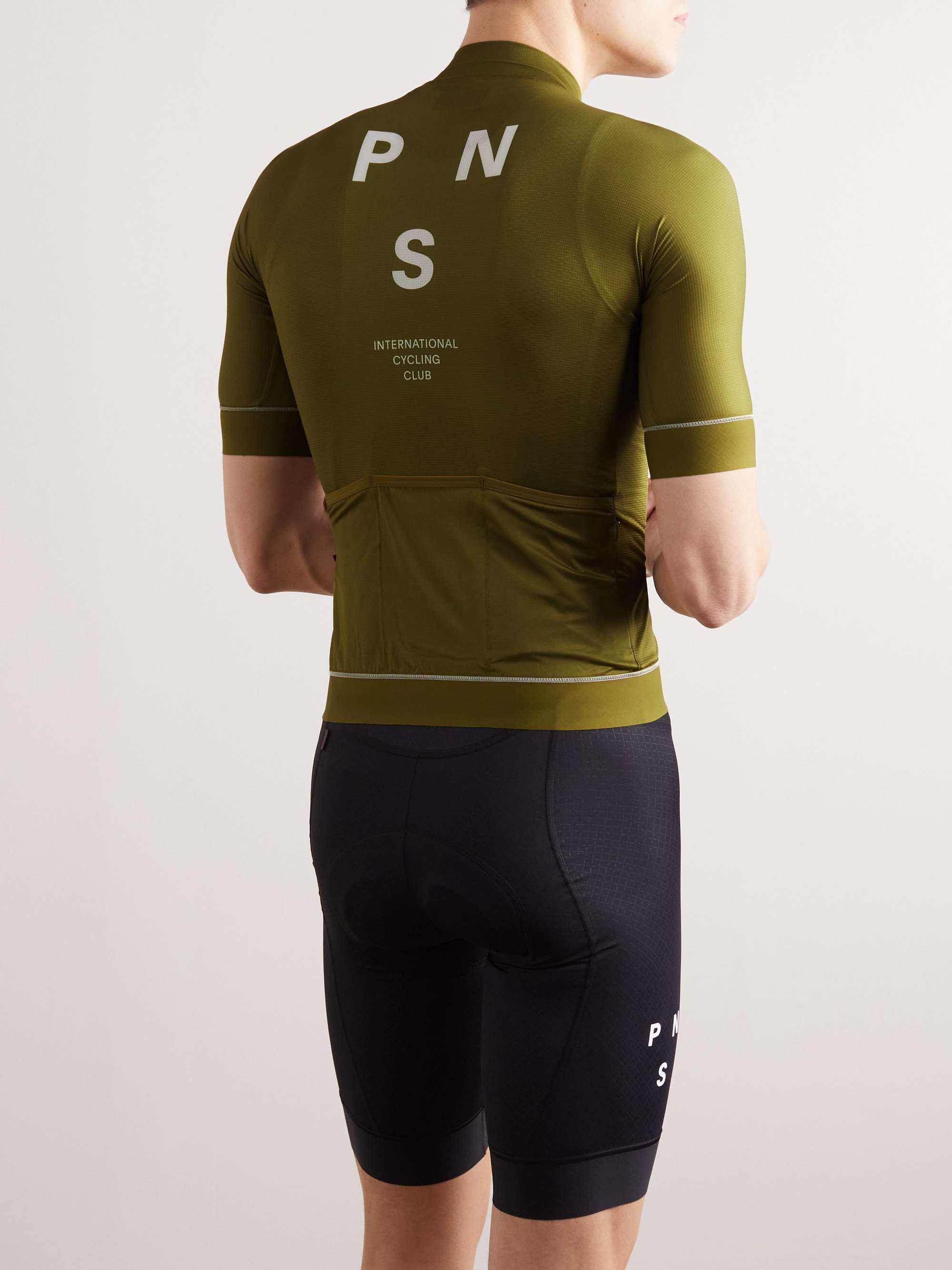 PAS NORMAL STUDIOS Mechanism Logo-Print Cycling Jersey