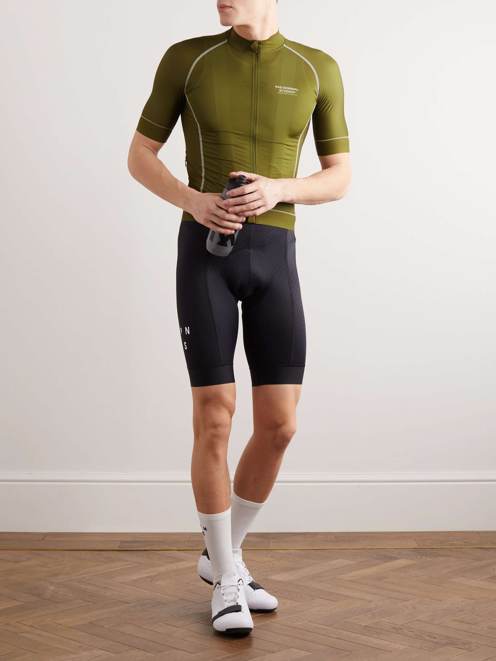 PAS NORMAL STUDIOS Mechanism Logo-Print Cycling Jersey
