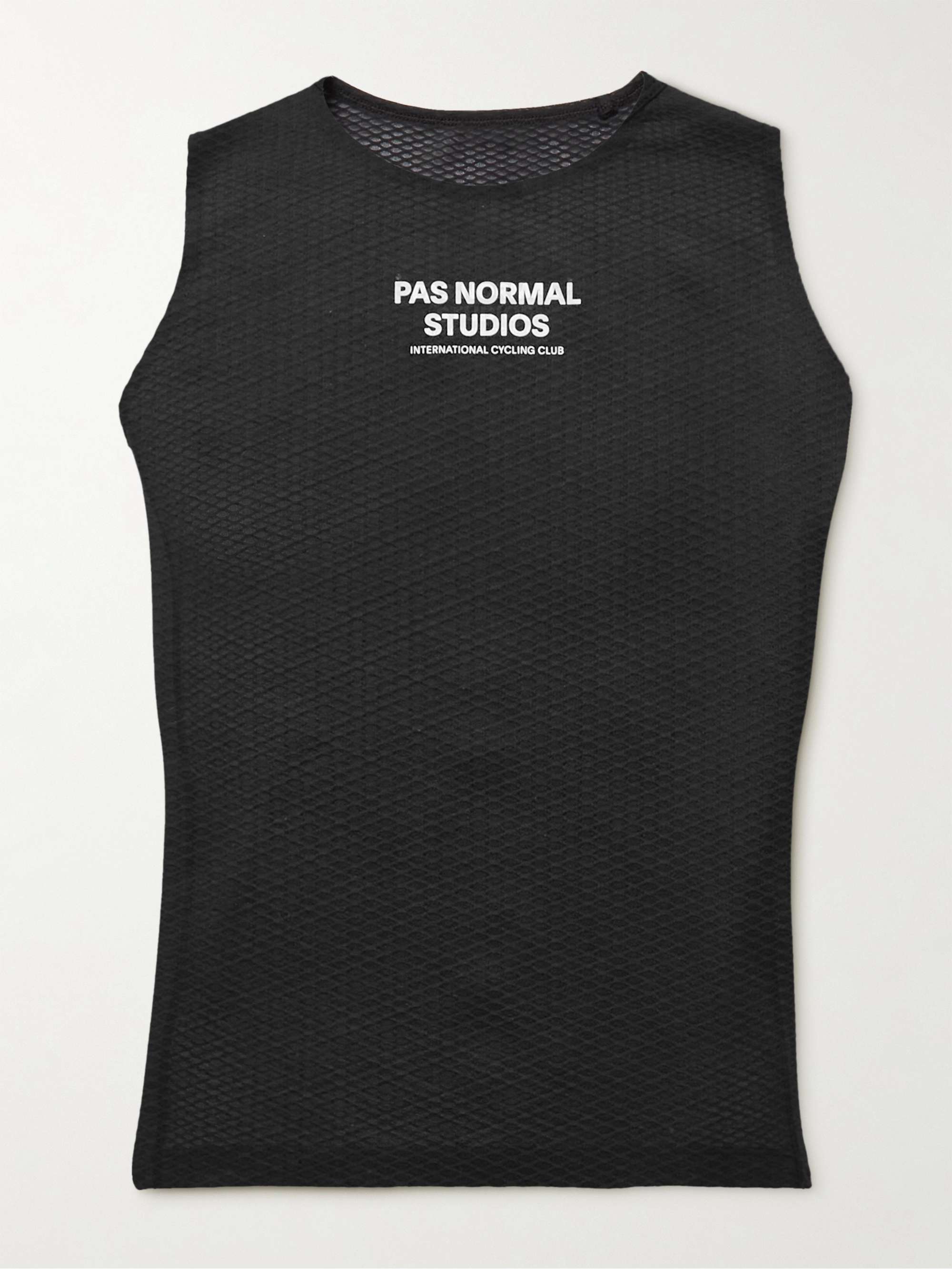 PAS NORMAL STUDIOS Logo-Print Stretch-Mesh Base Layer