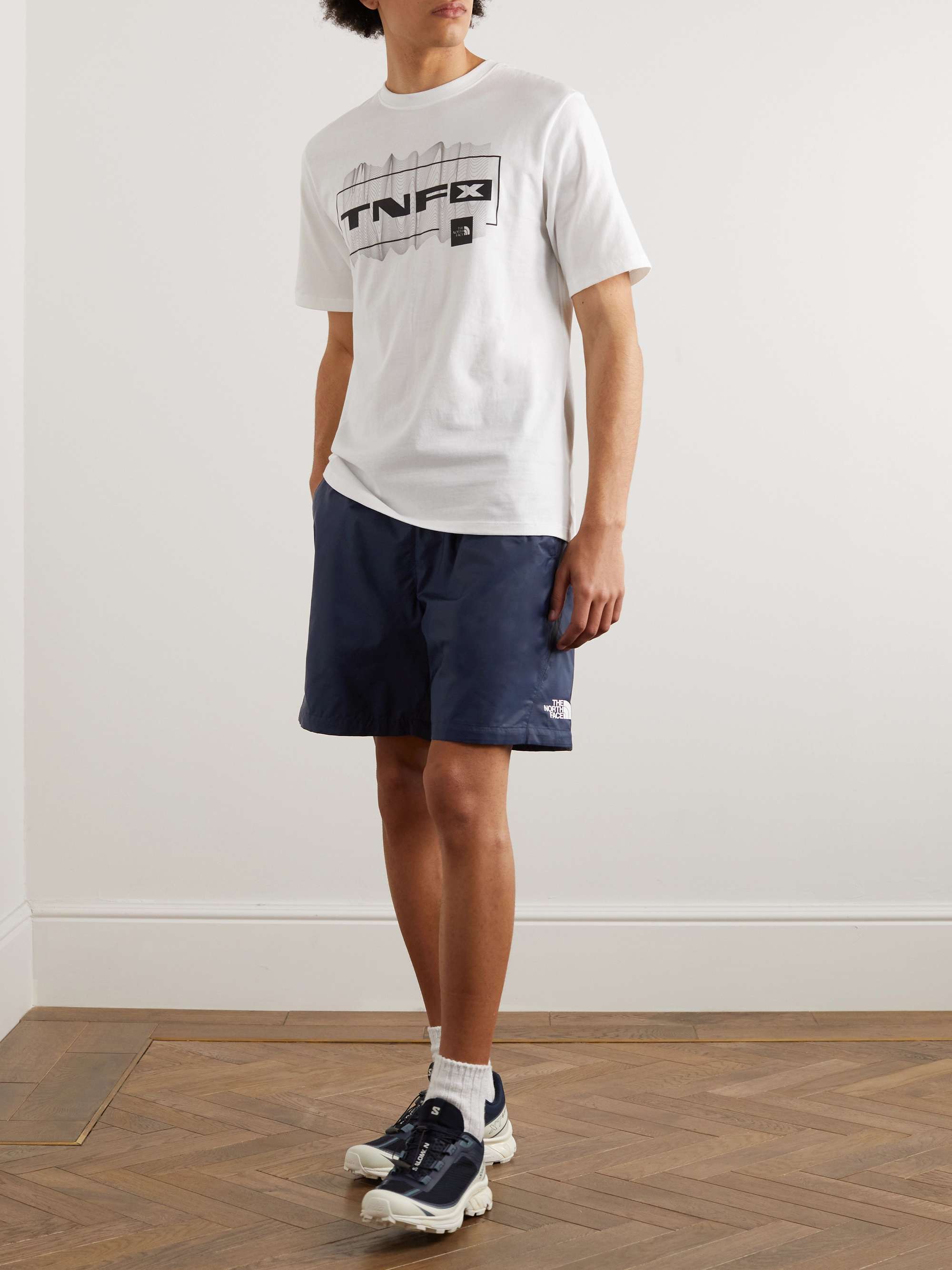 THE NORTH FACE TNF™ X Straight-Leg Logo-Print Ripstop Shorts