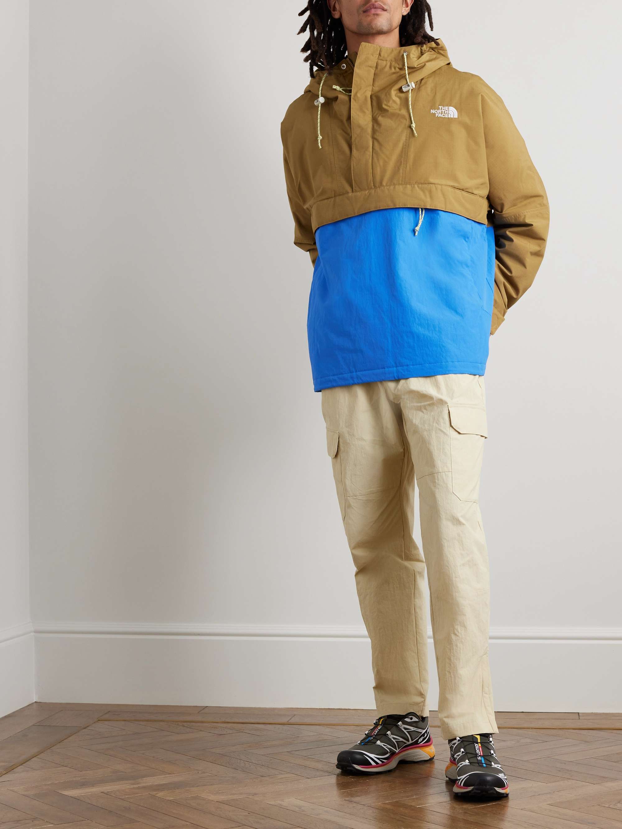 THE NORTH FACE 78 Low-Fi Hi-Tek Windjammer Embroidered Ripstop and Shell Hooded Jacket
