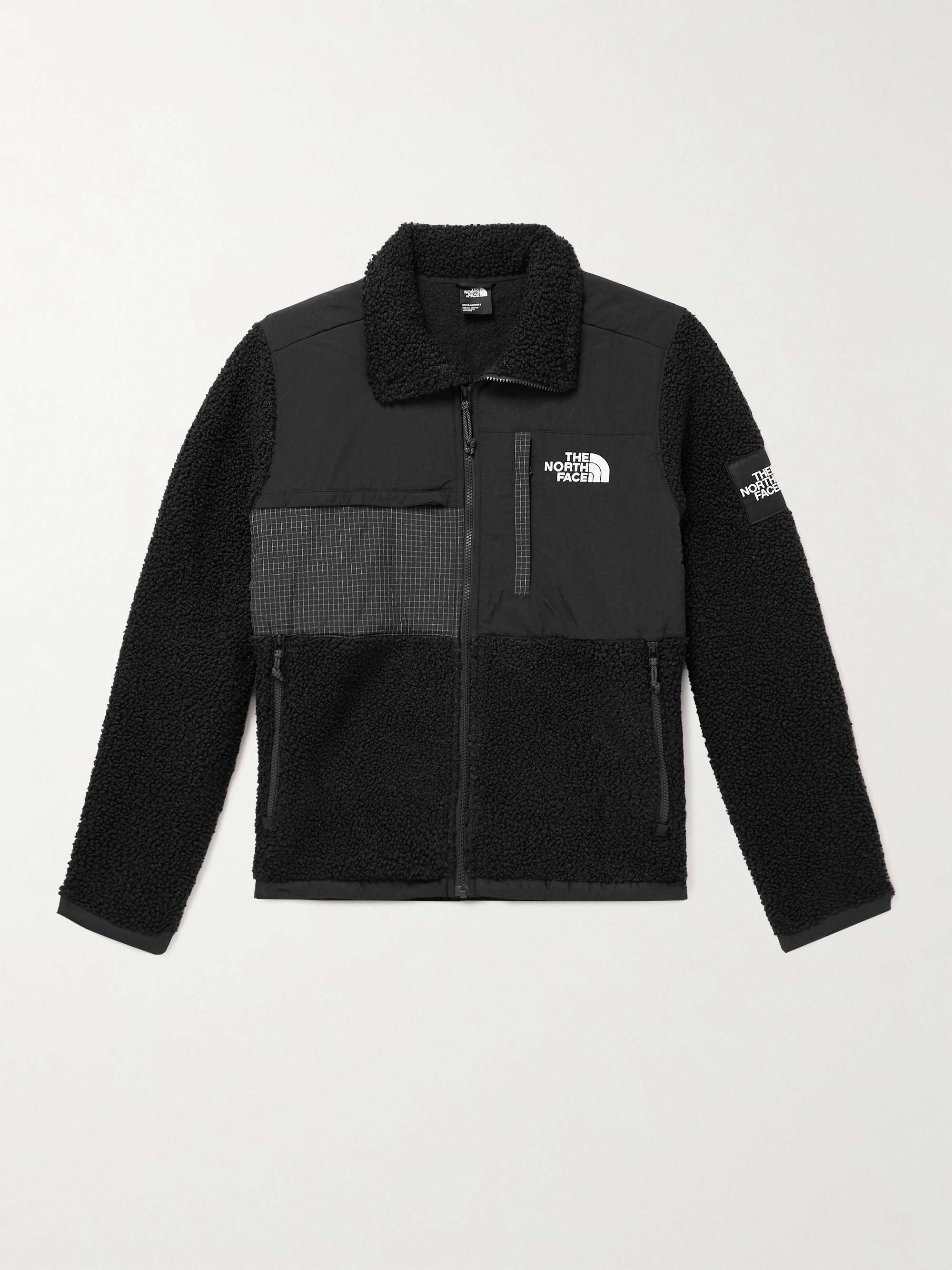 THE NORTH FACE Denali Logo-Embroidered Panelled Fleece, Ripstop and Shell Jacket