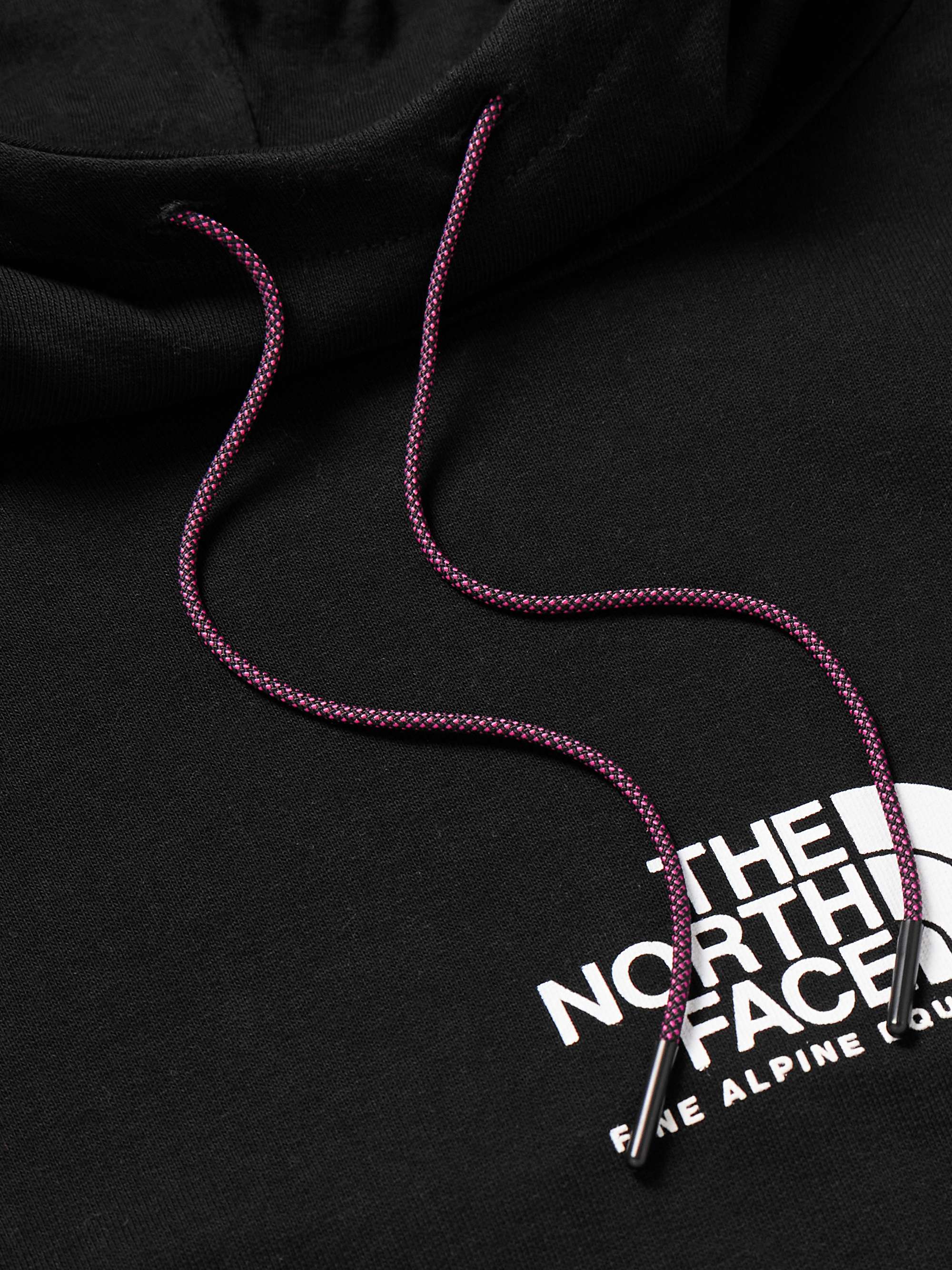 THE NORTH FACE Printed Mélange Cotton-Blend Jersey Hoodie