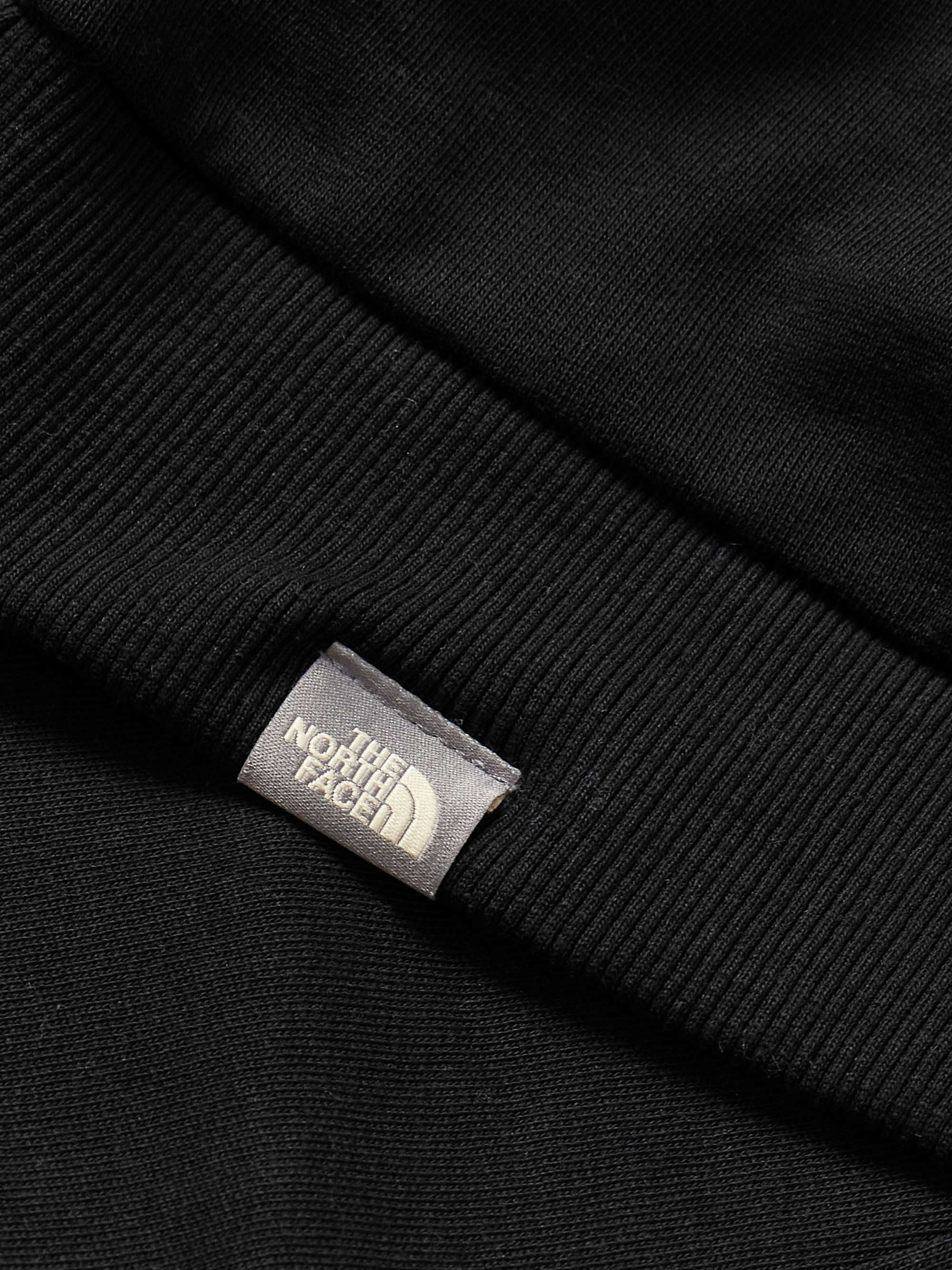 THE NORTH FACE Printed Mélange Cotton-Blend Jersey Hoodie