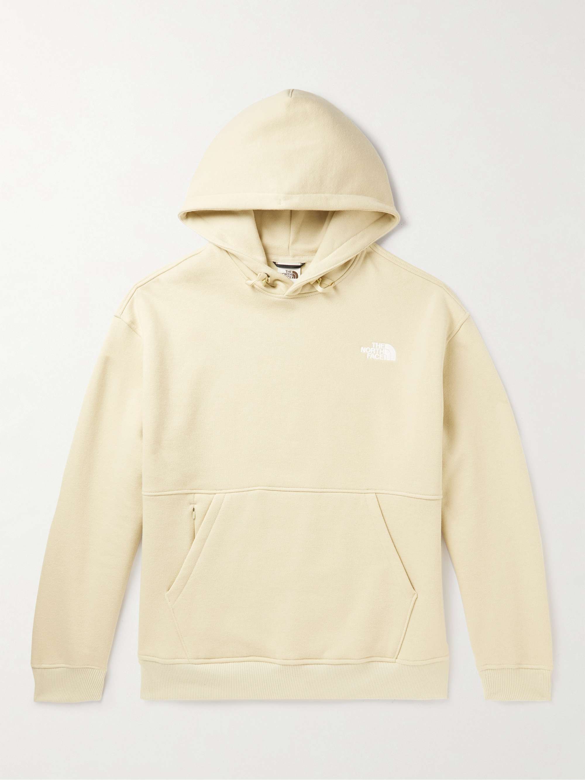 THE NORTH FACE Logo-Embroidered Cotton-Jersey Hoodie