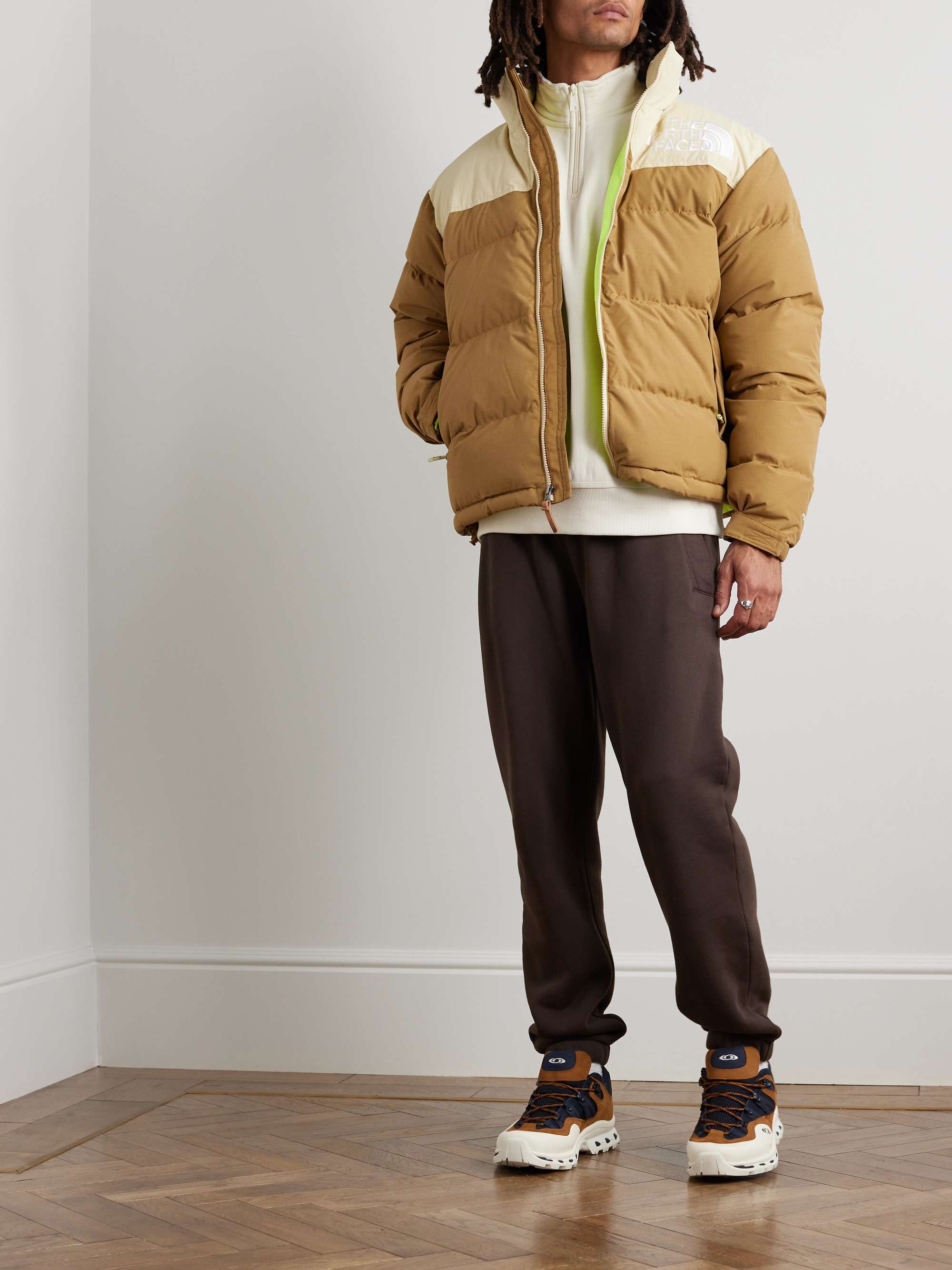 THE NORTH FACE 92 Low-Fi Hi-Tek Nuptse Quilted Ripstop and Shell Down Jacket