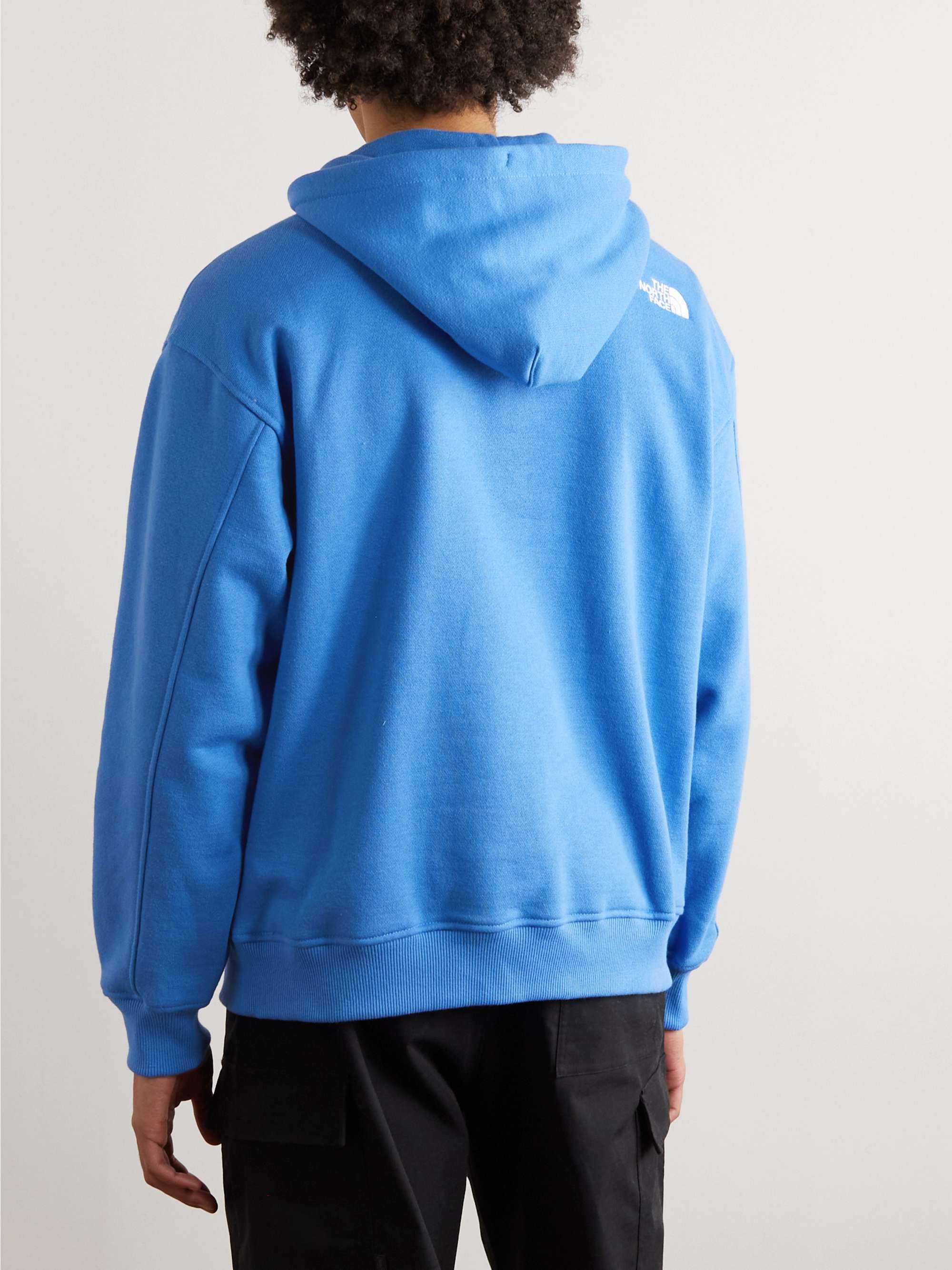 THE NORTH FACE Logo-Embroidered Cotton-Jersey Hoodie