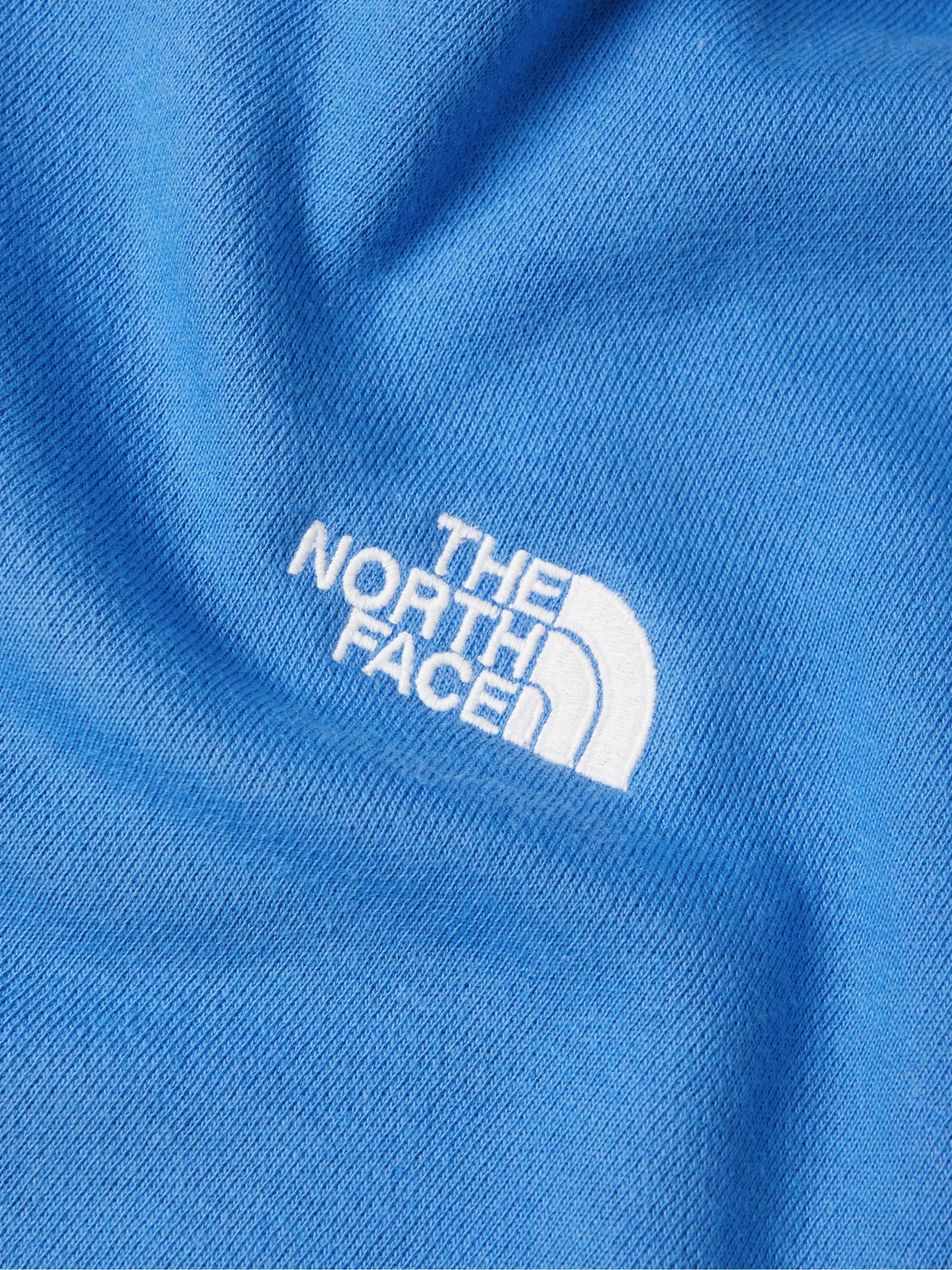 THE NORTH FACE Logo-Embroidered Cotton-Jersey Hoodie