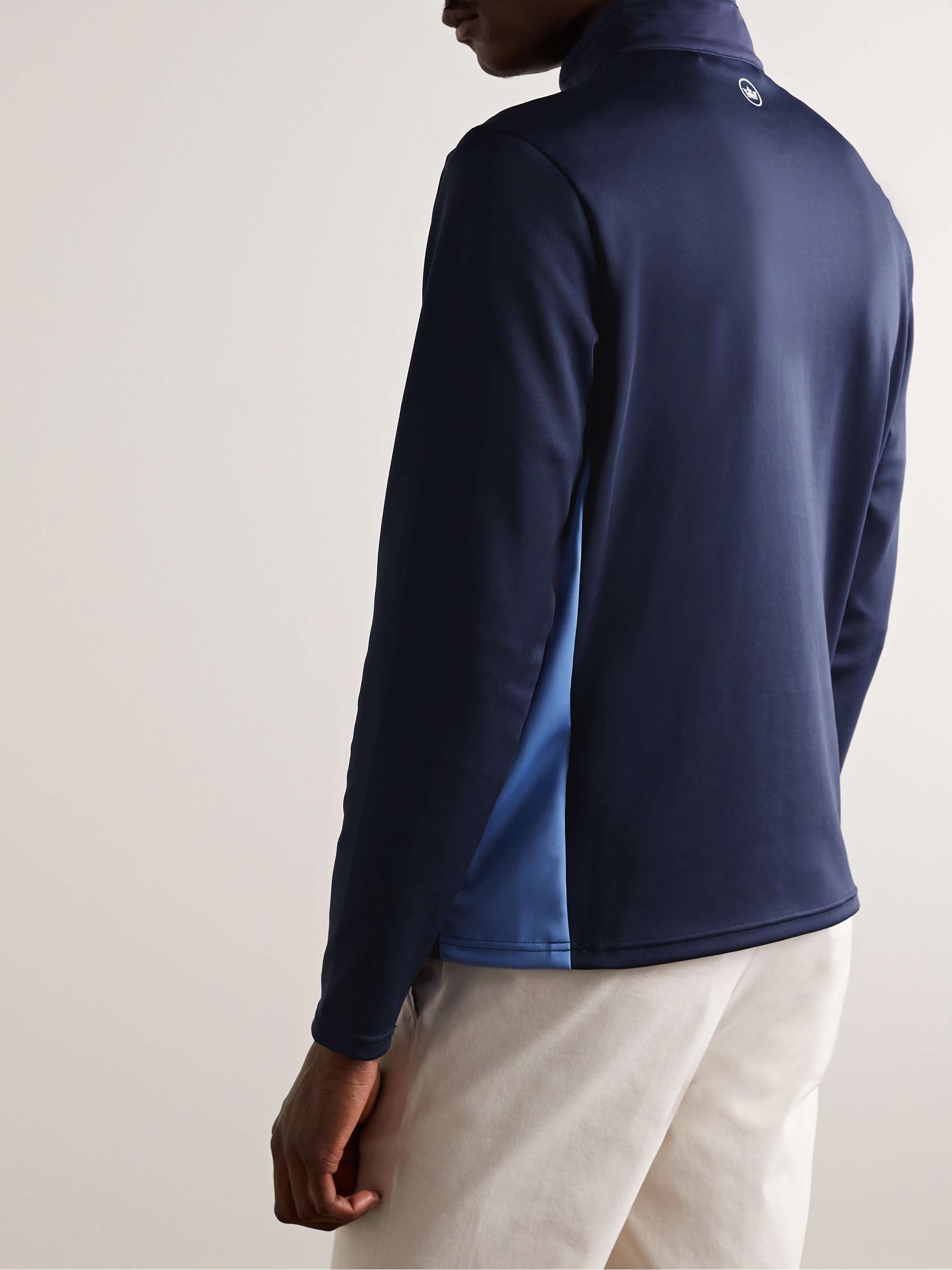 PETER MILLAR Weld Elite Hybrid Quilted Stretch-Jersey Golf Jacket