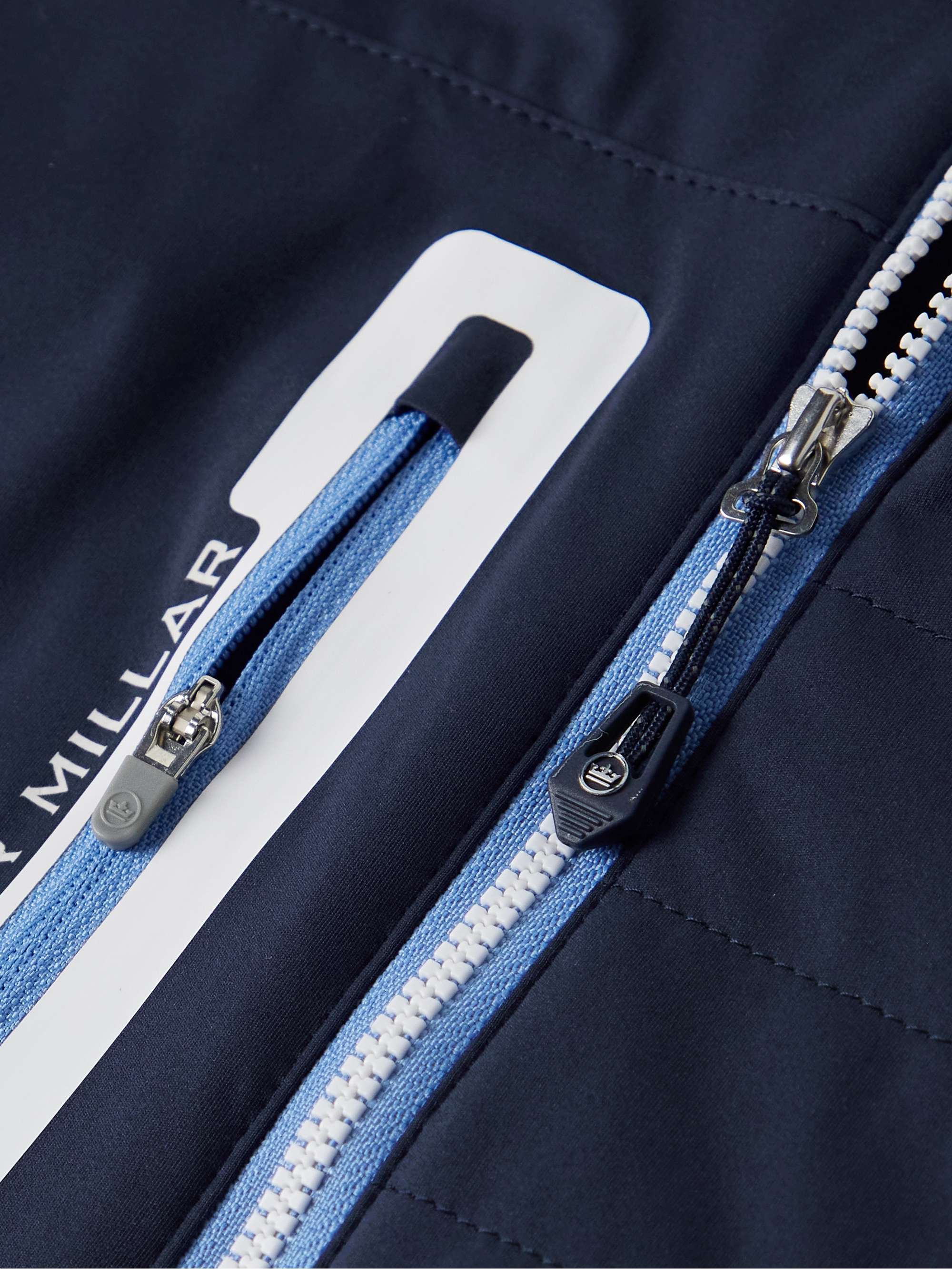PETER MILLAR Weld Elite Hybrid Quilted Stretch-Jersey Golf Jacket