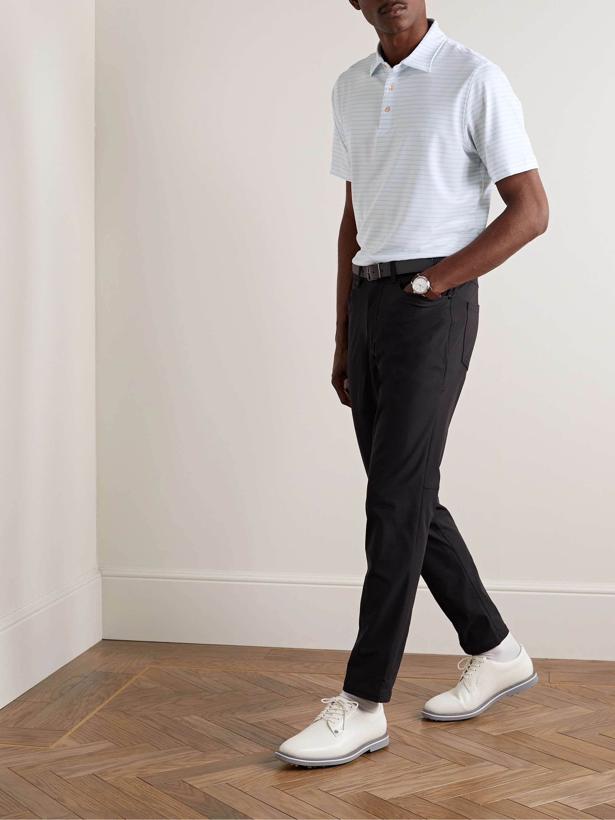 PETER MILLAR Drum Stretch-Jersey Golf Polo Shirt