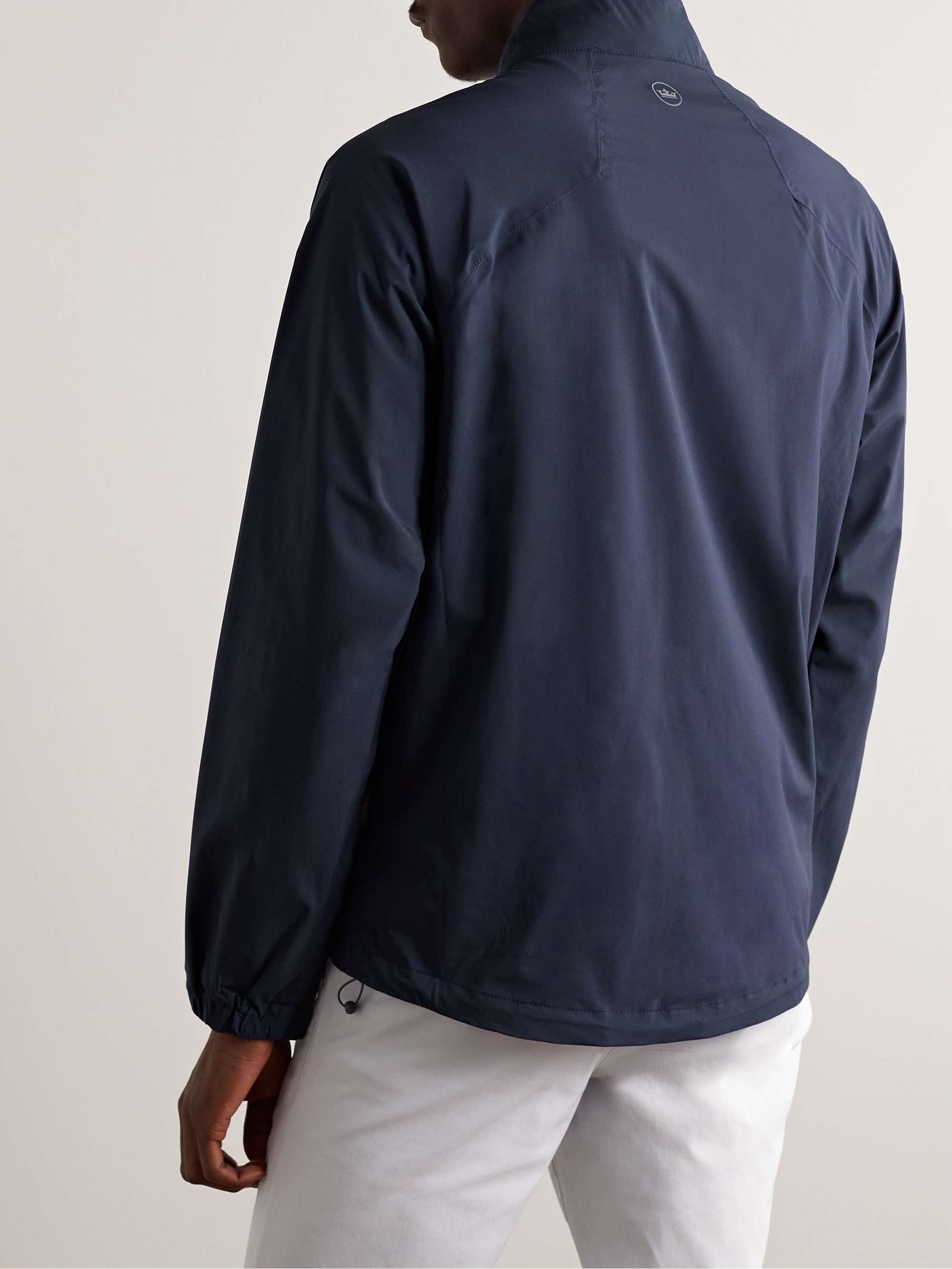 PETER MILLAR Hyperlight Shield Nylon Half-Zip Golf Jacket