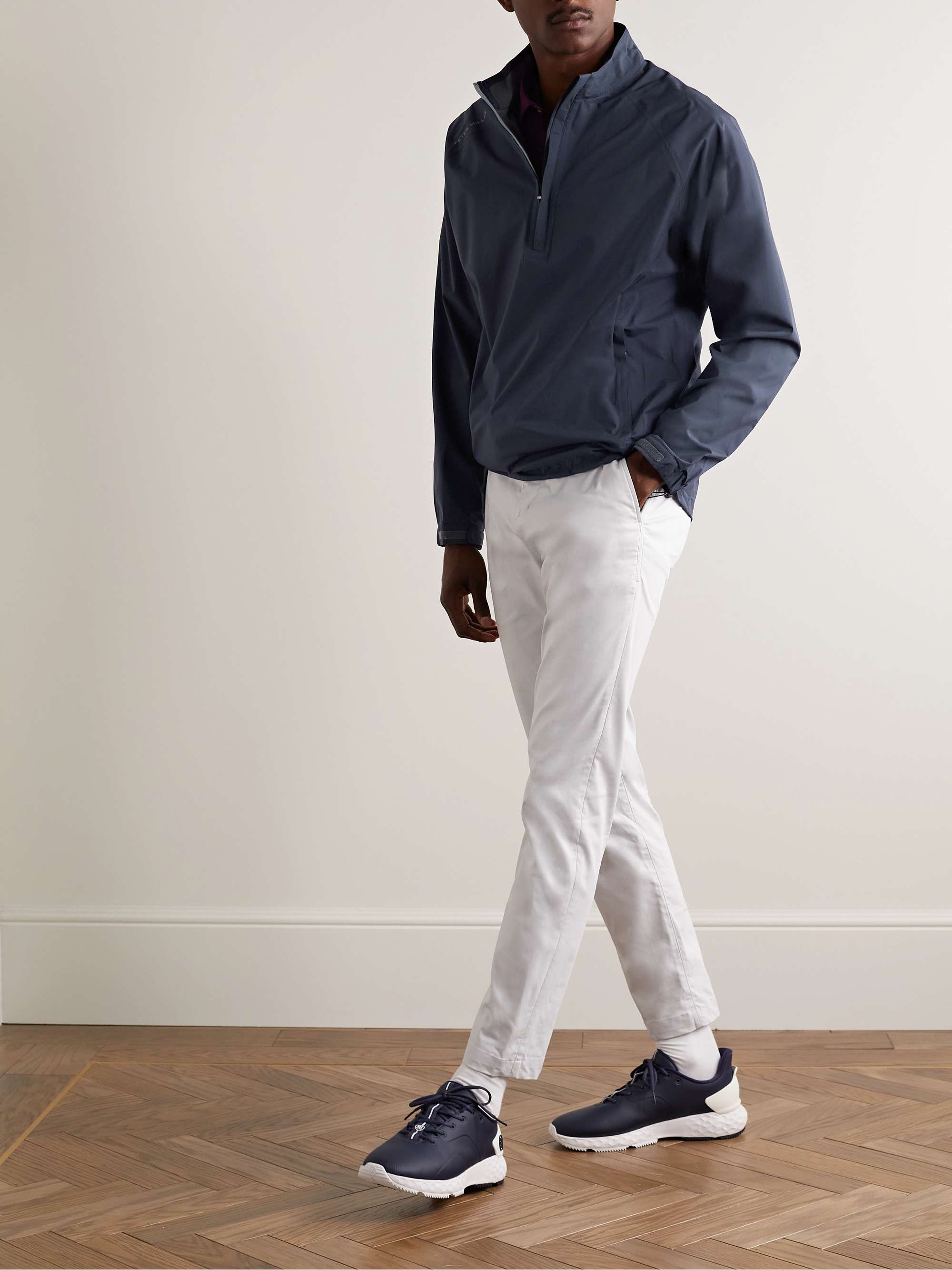 PETER MILLAR Hyperlight Shield Nylon Half-Zip Golf Jacket