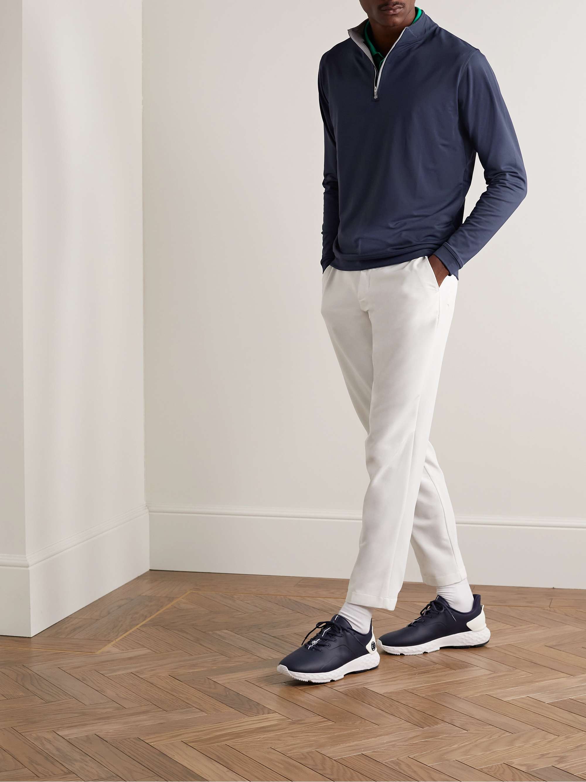 PETER MILLAR Perth Tech-Jersey Half-Zip Golf Top