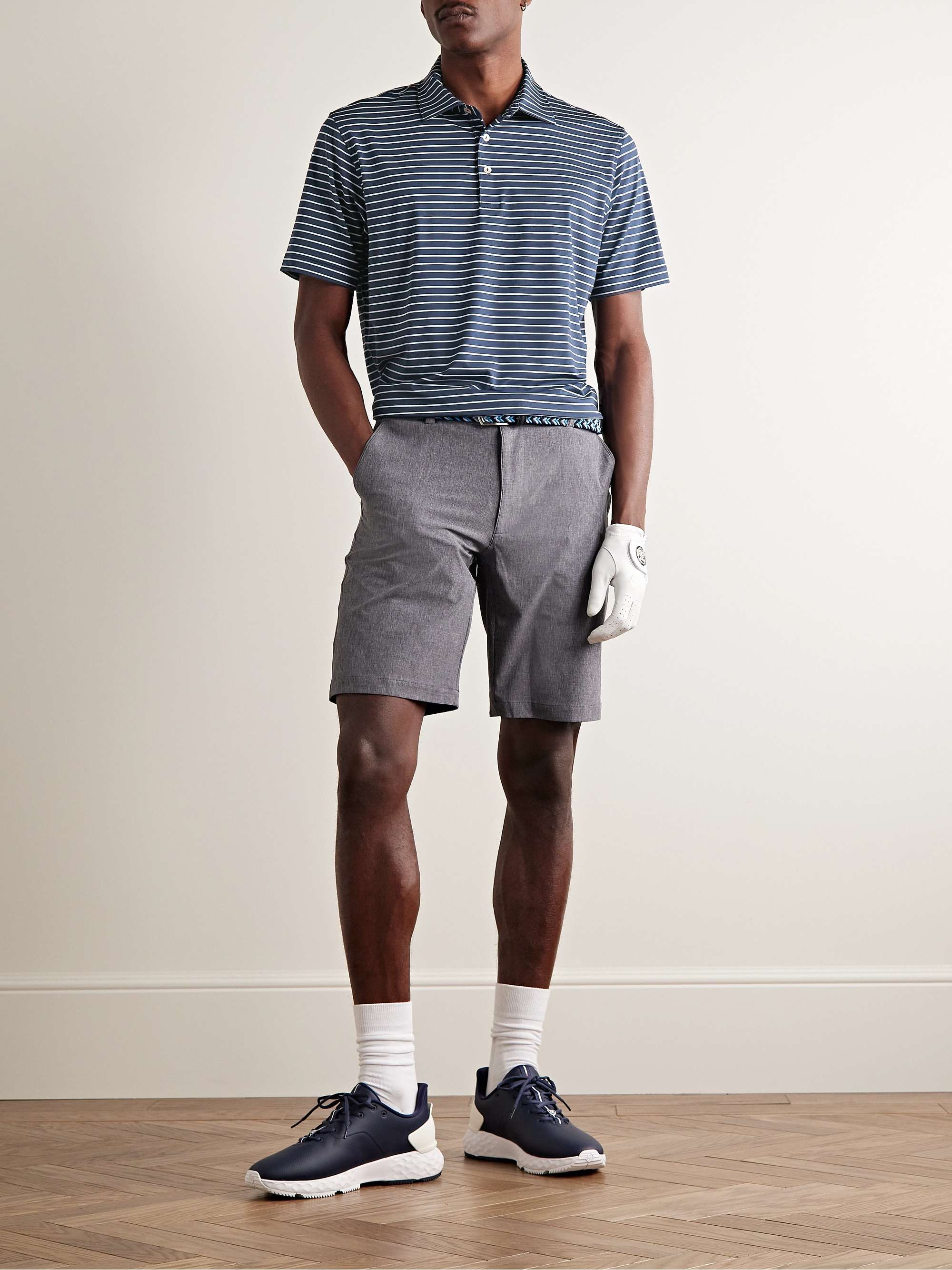 PETER MILLAR Drum Stretch-Jersey Golf Polo Shirt
