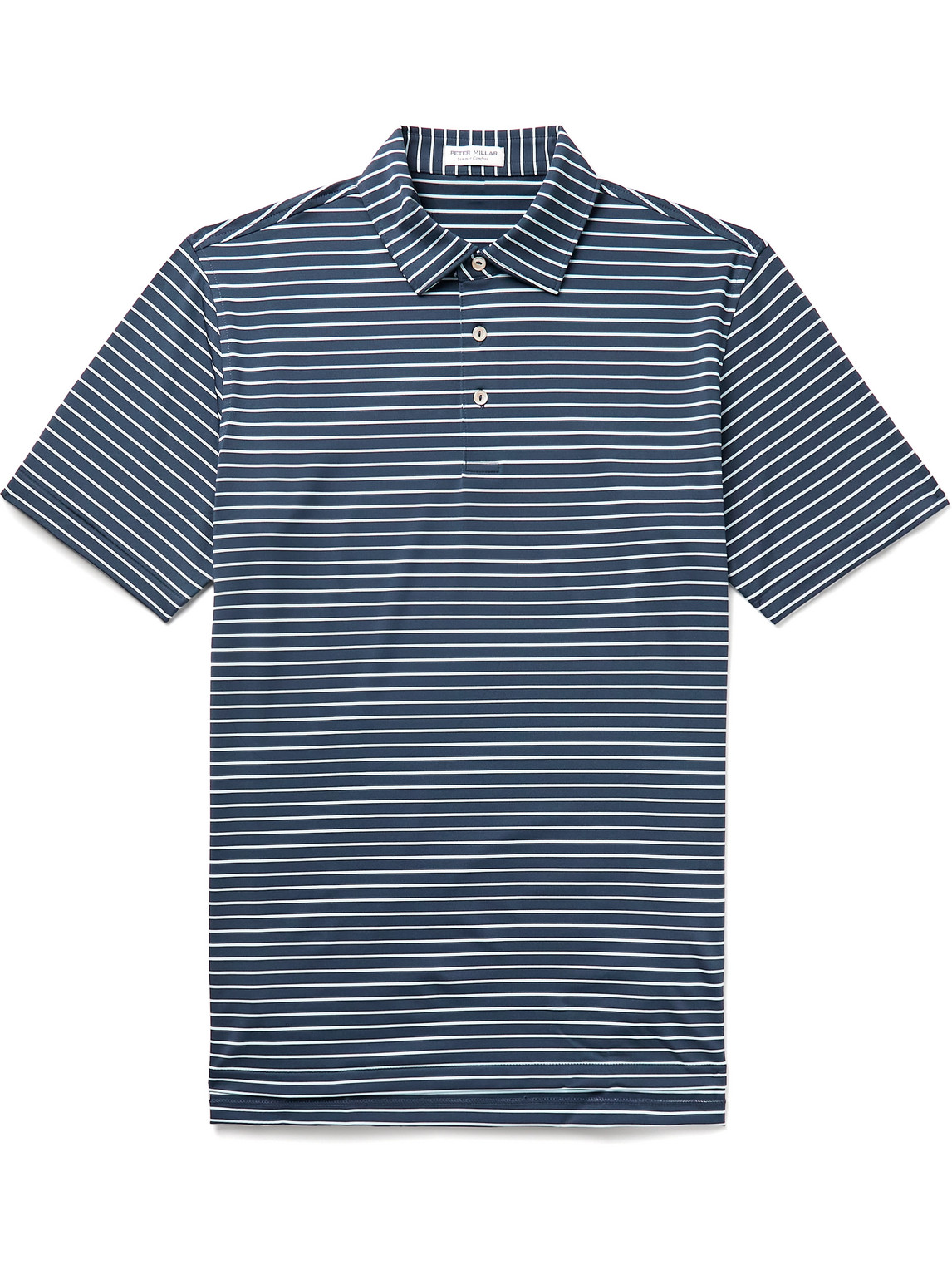 PETER MILLAR DRUM STRETCH-JERSEY GOLF POLO SHIRT