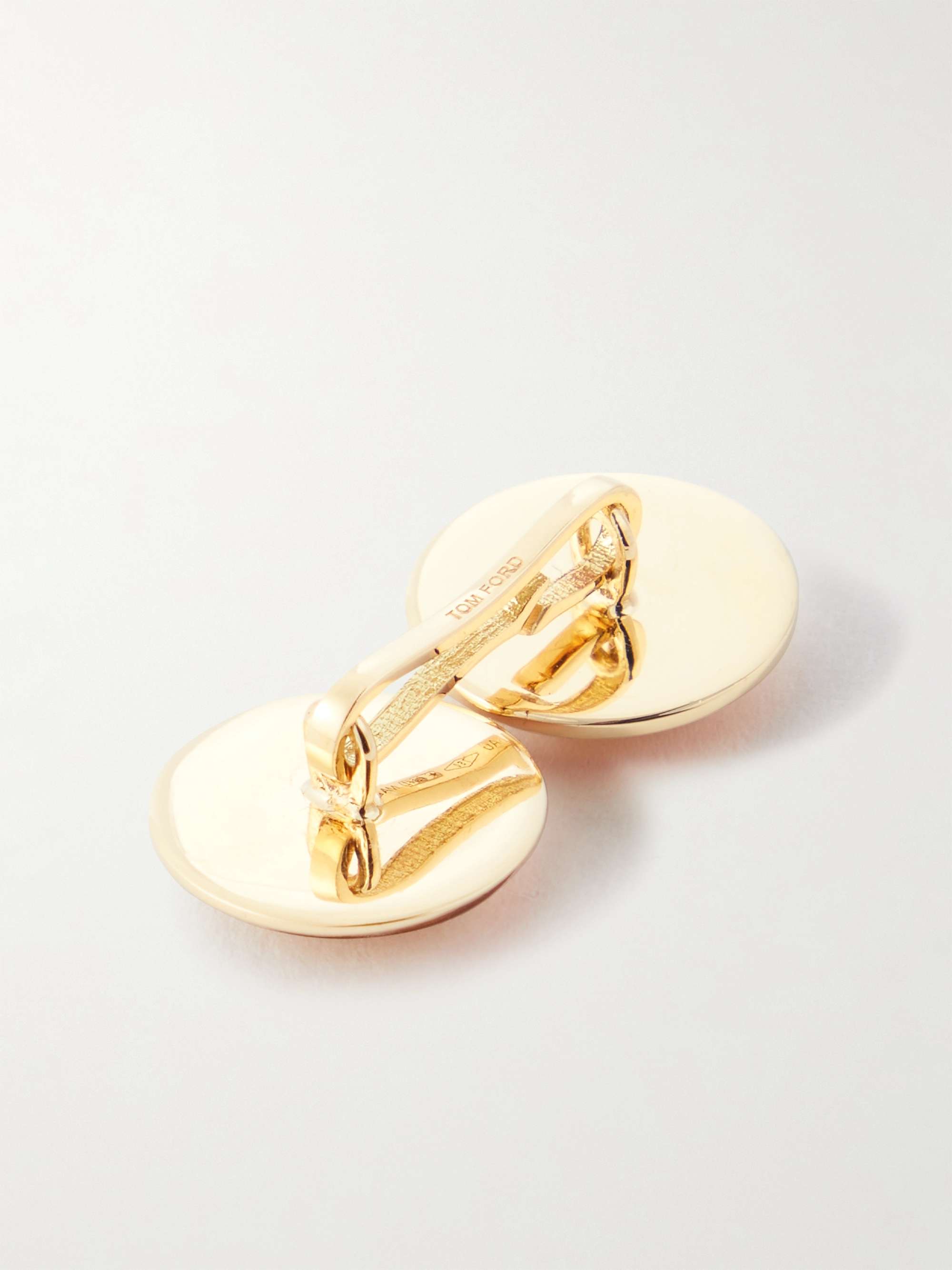 TOM FORD Gold Quartz Cufflinks