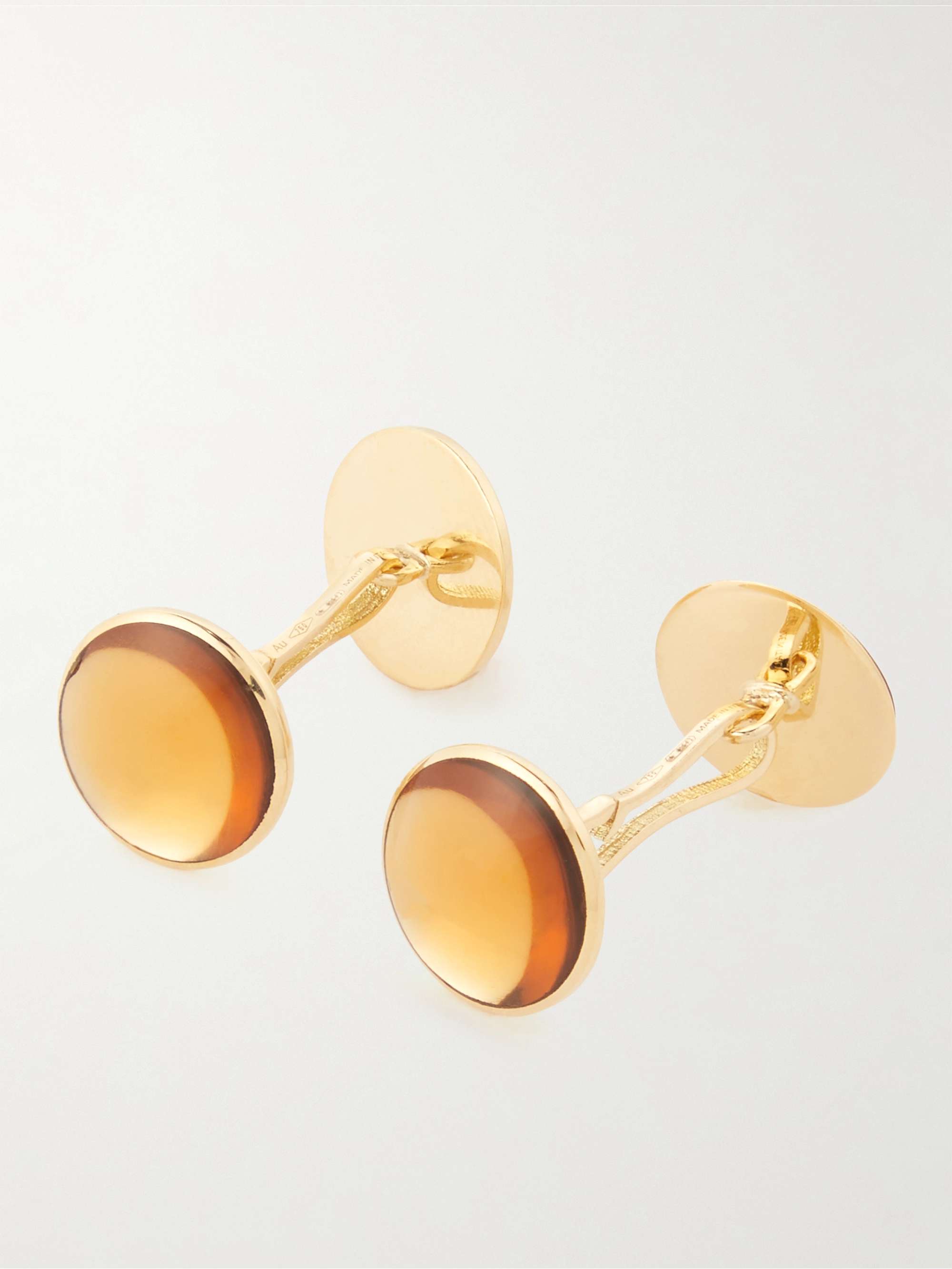 TOM FORD Gold Quartz Cufflinks for Men | MR PORTER