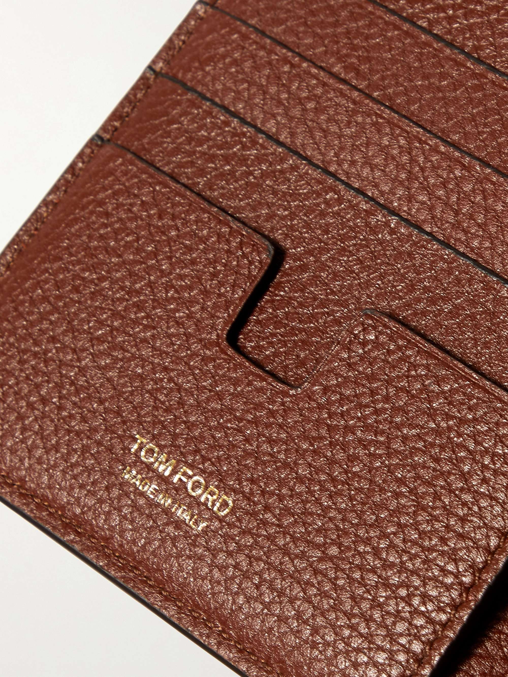 TOM FORD FullGrain Leather Passport Holder for Men MR PORTER