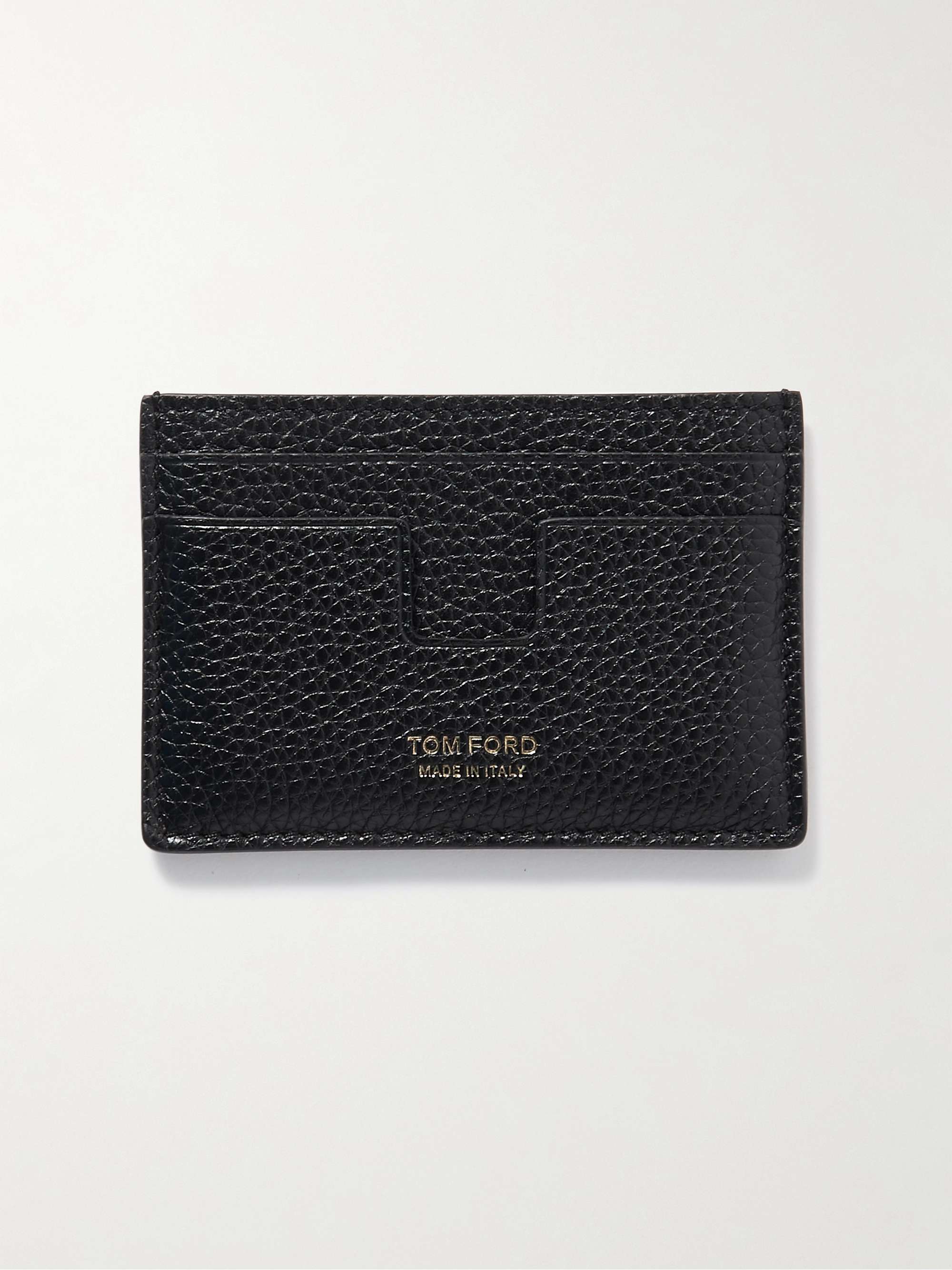 TOM FORD Colour Block Full Grain Leather Cardholder for Men MR