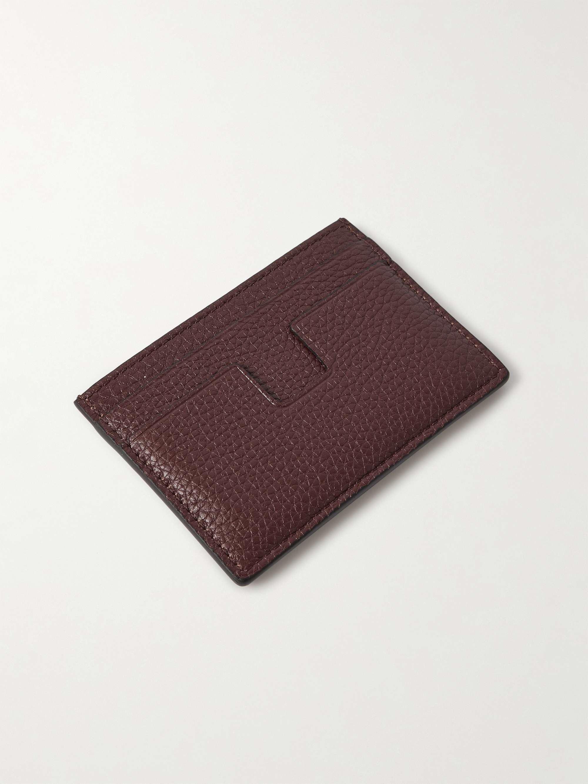 TOM FORD Full-Grain Leather Cardholder