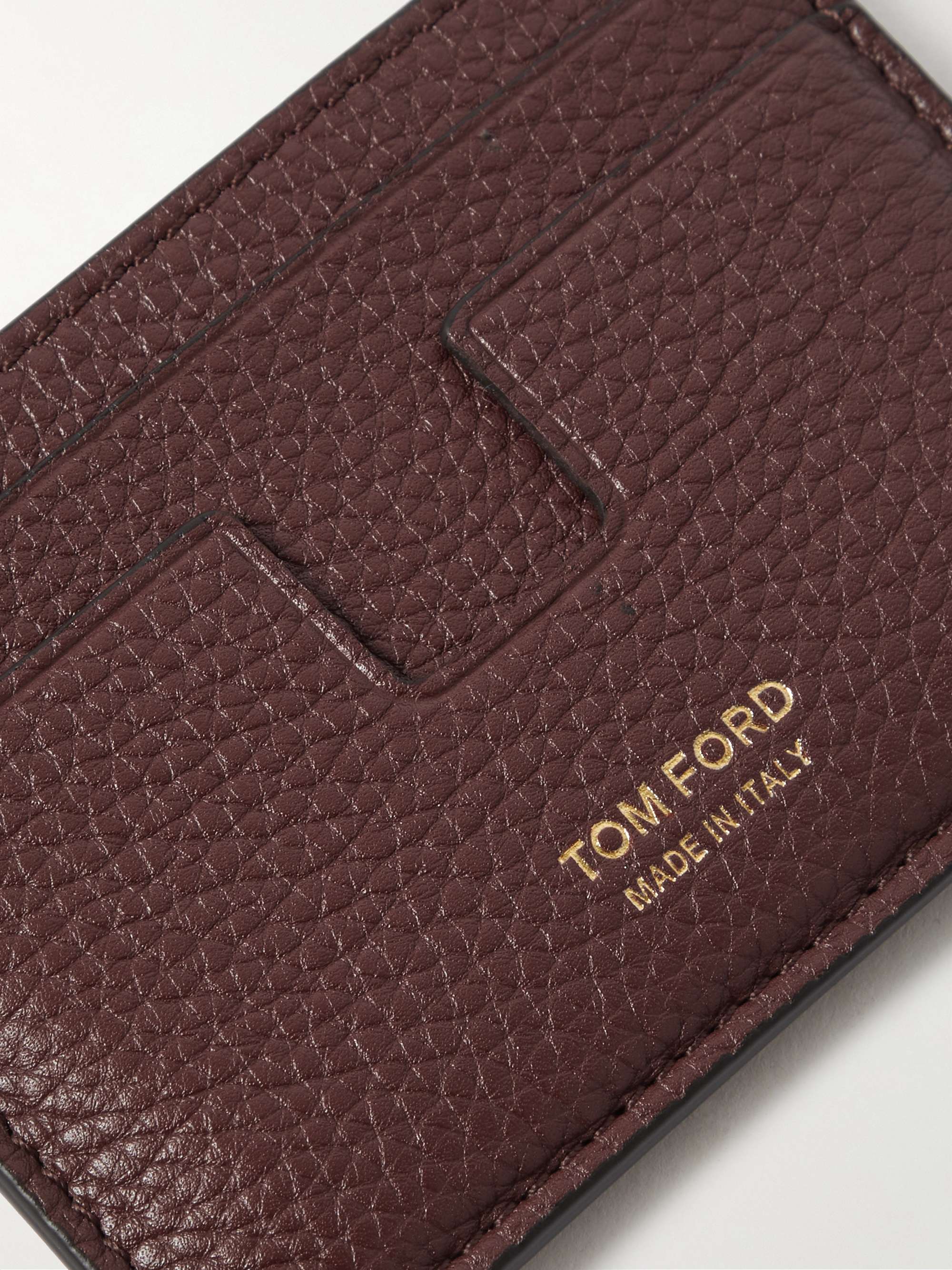 TOM FORD Full-Grain Leather Cardholder