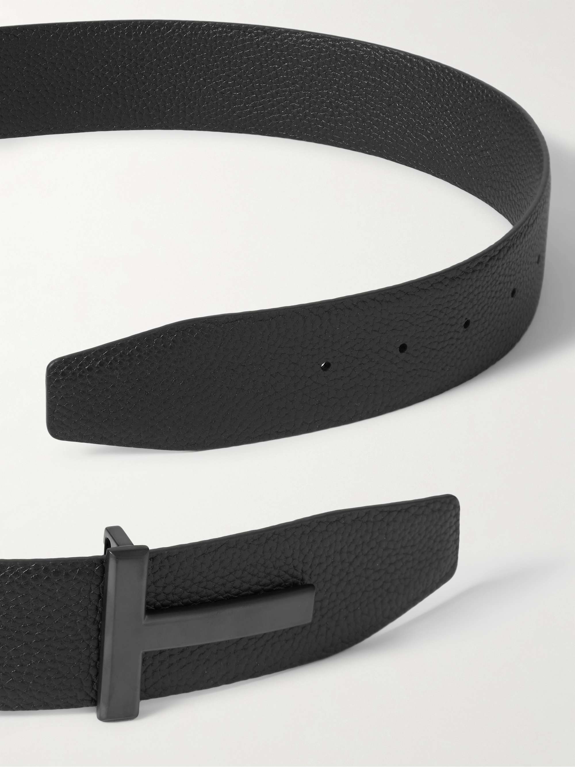 TOM FORD 4cm Full-Grain Leather Belt for Men | MR PORTER