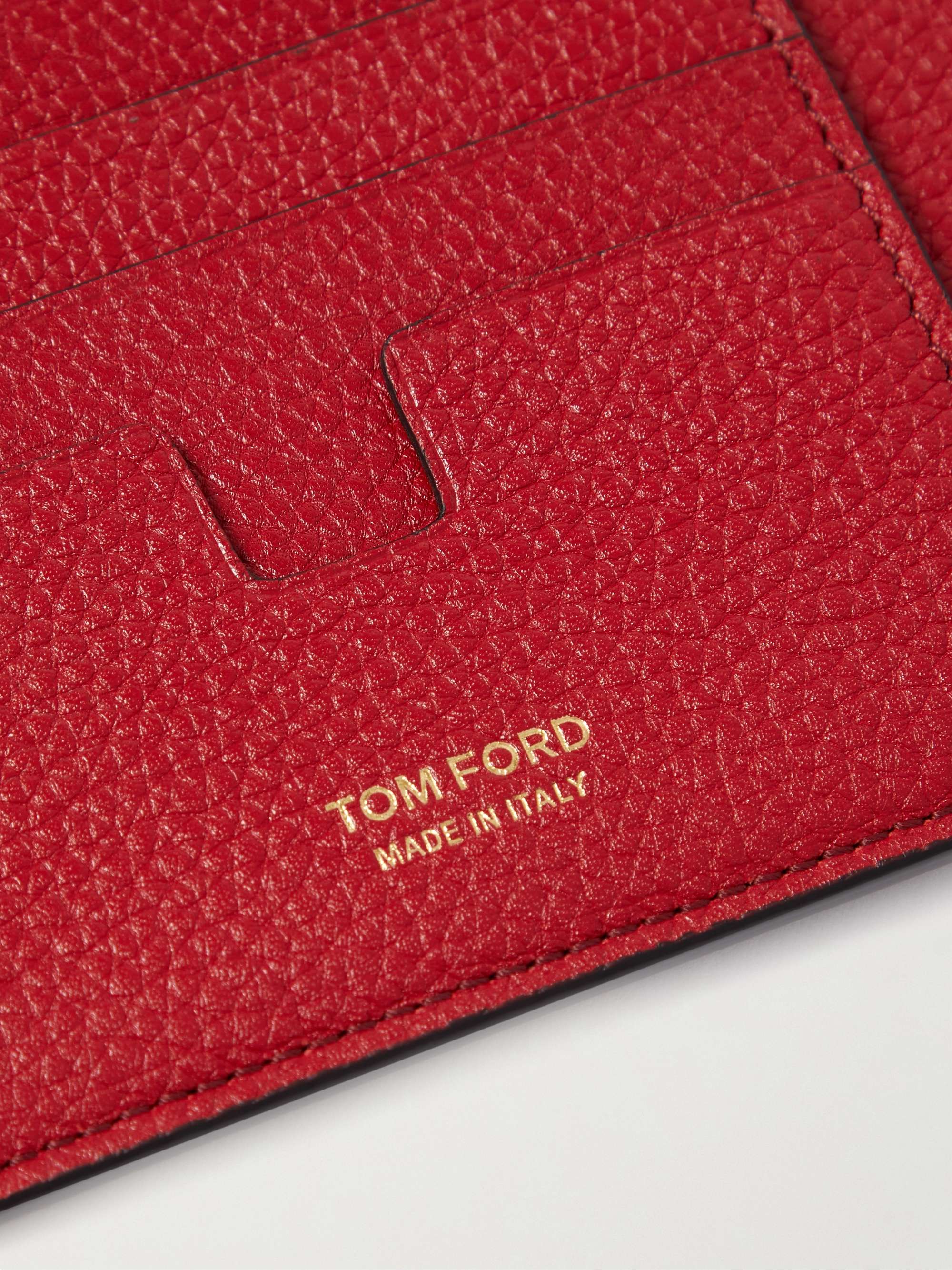 TOM FORD FullGrain Leather Passport Holder for Men MR PORTER