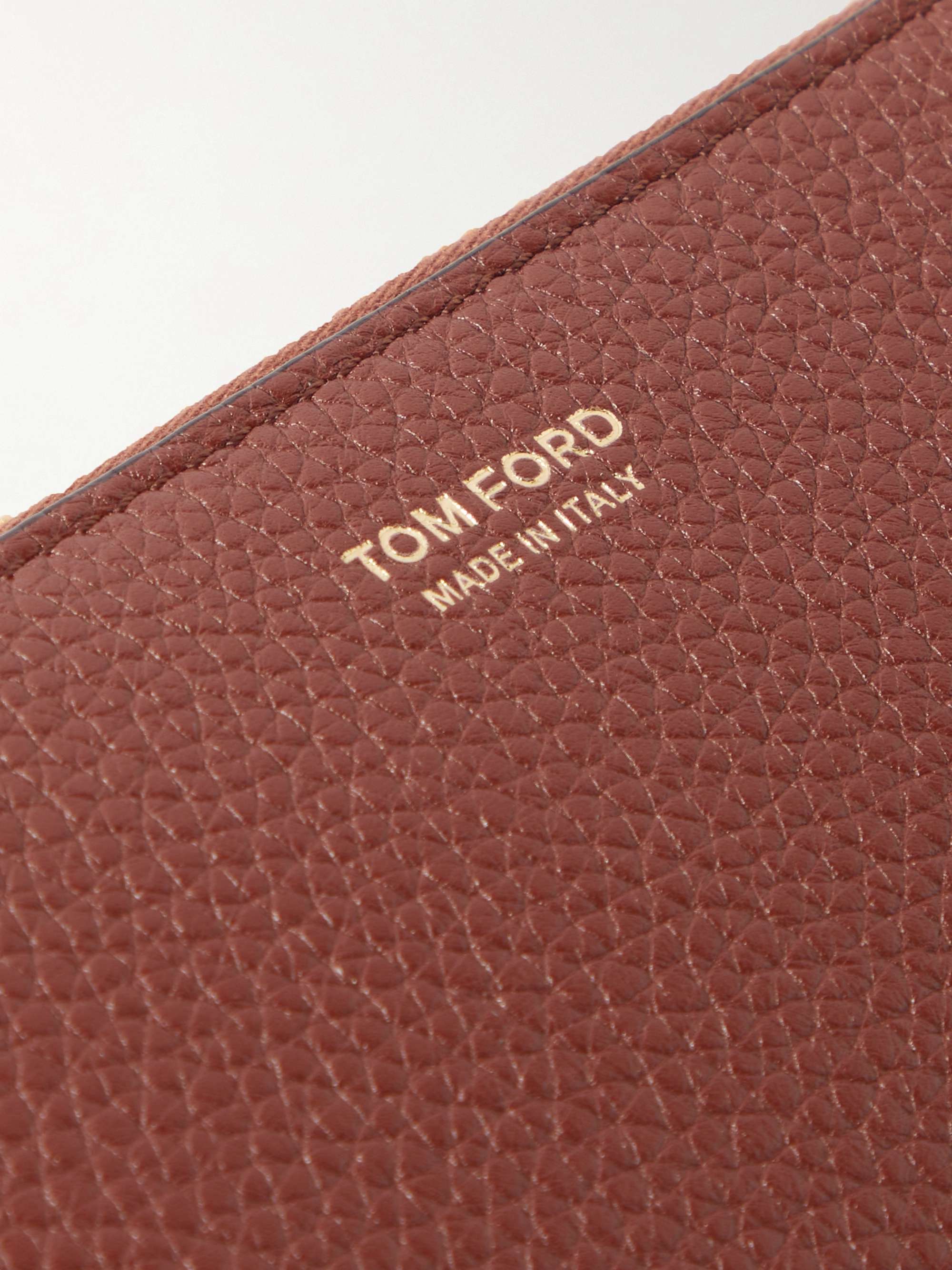 TOM FORD Full-Grain Leather Zip-Around Wallet