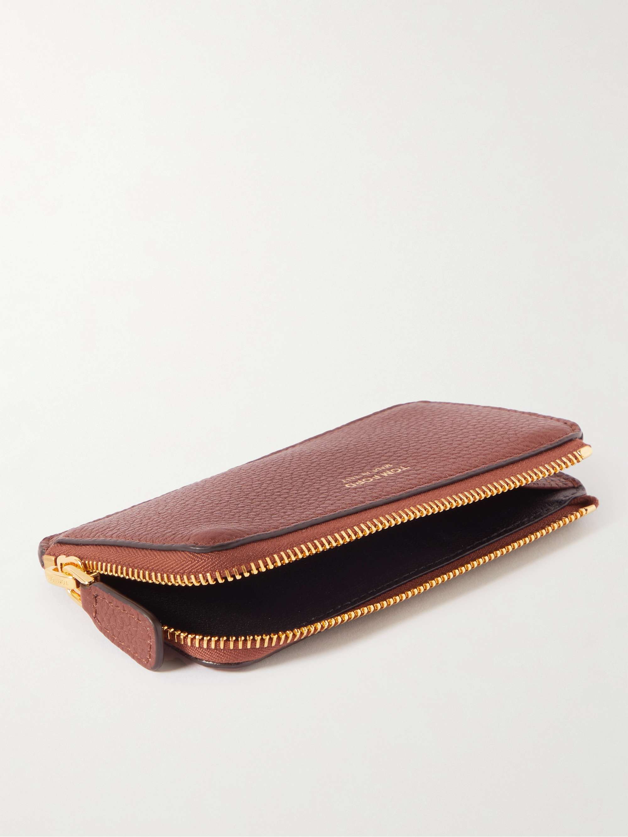 TOM FORD Full-Grain Leather Zip-Around Wallet