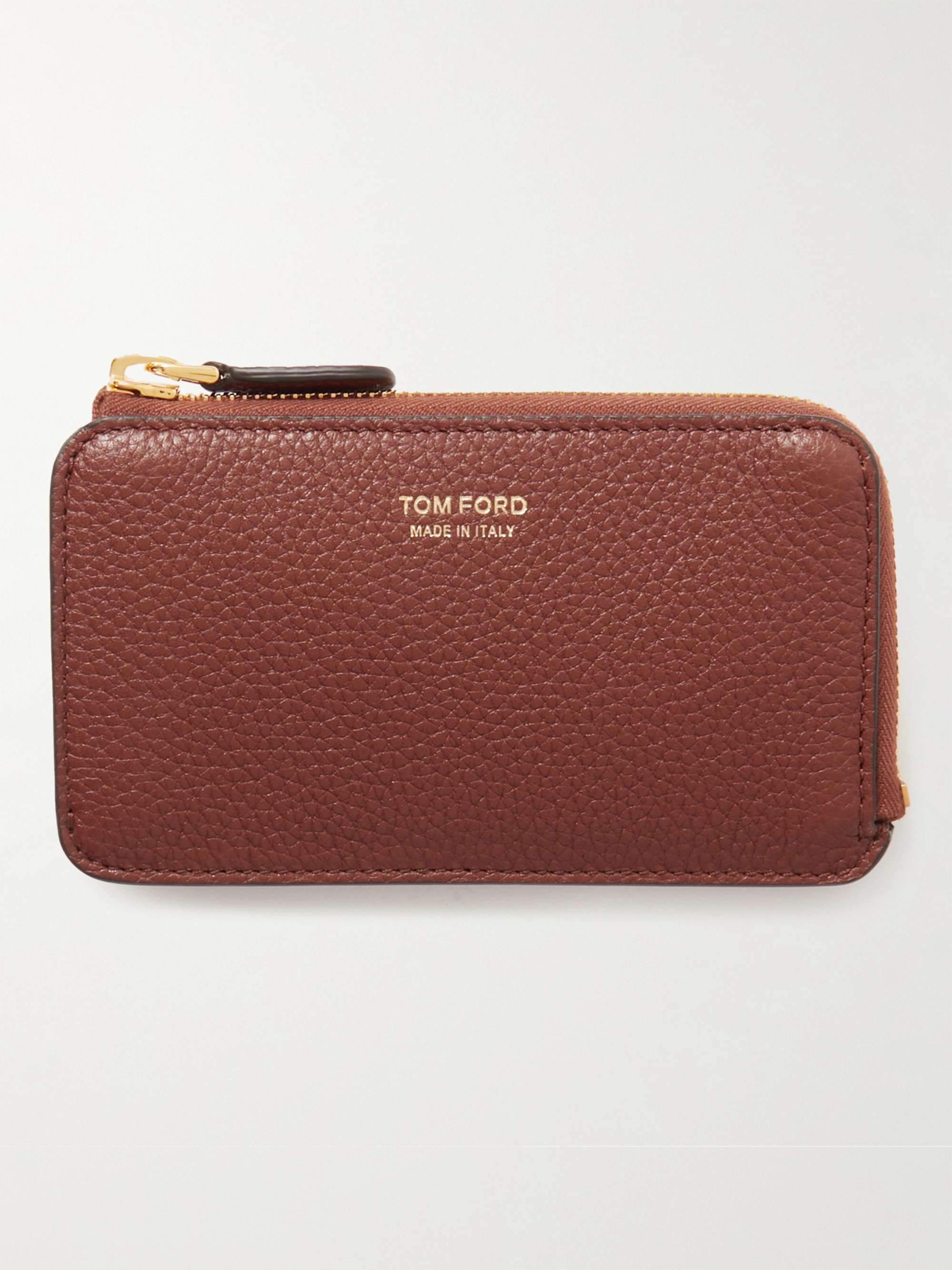 TOM FORD Full-Grain Leather Zip-Around Wallet