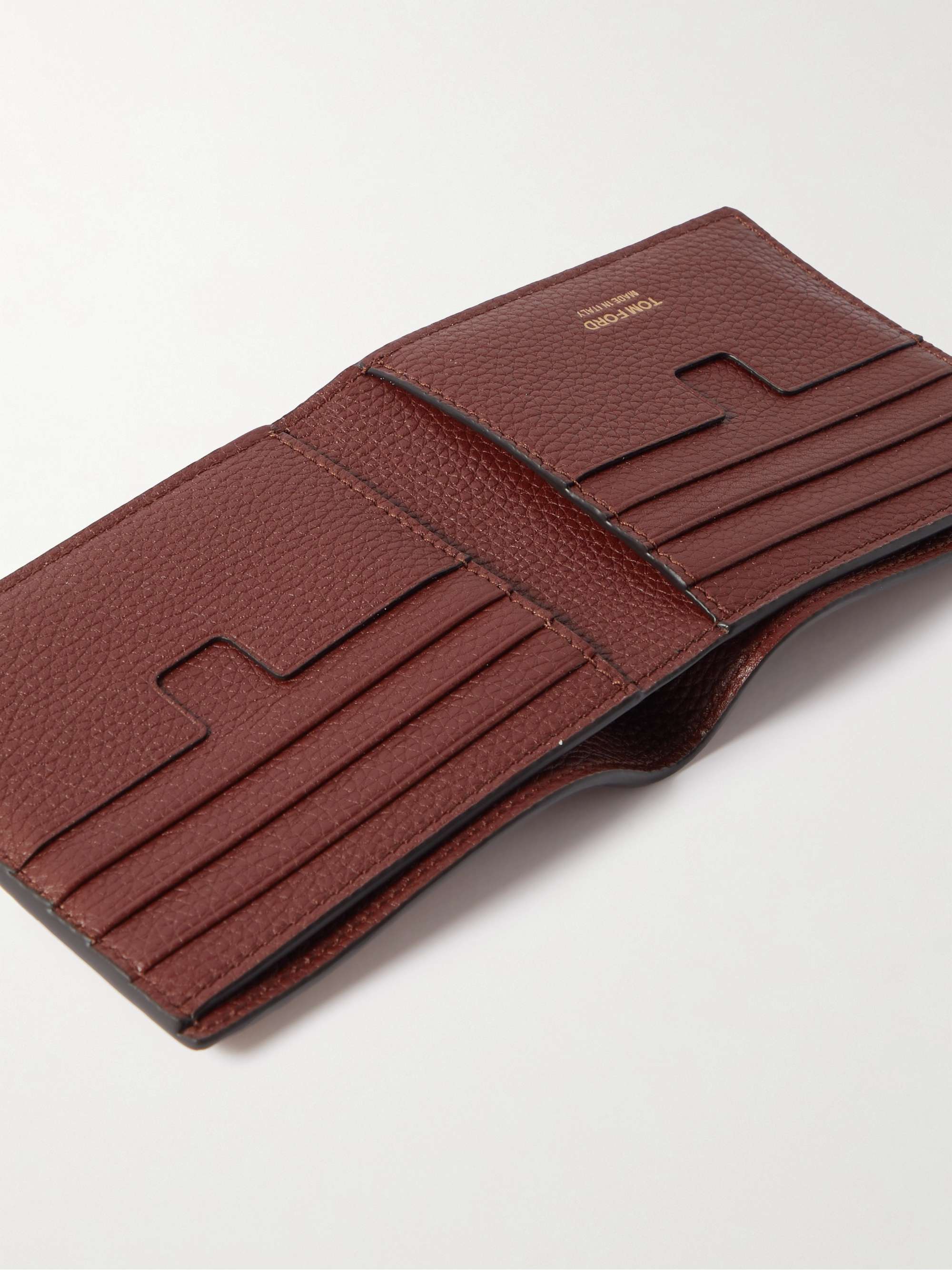 TOM FORD Full-Grain Leather Billfold Wallet