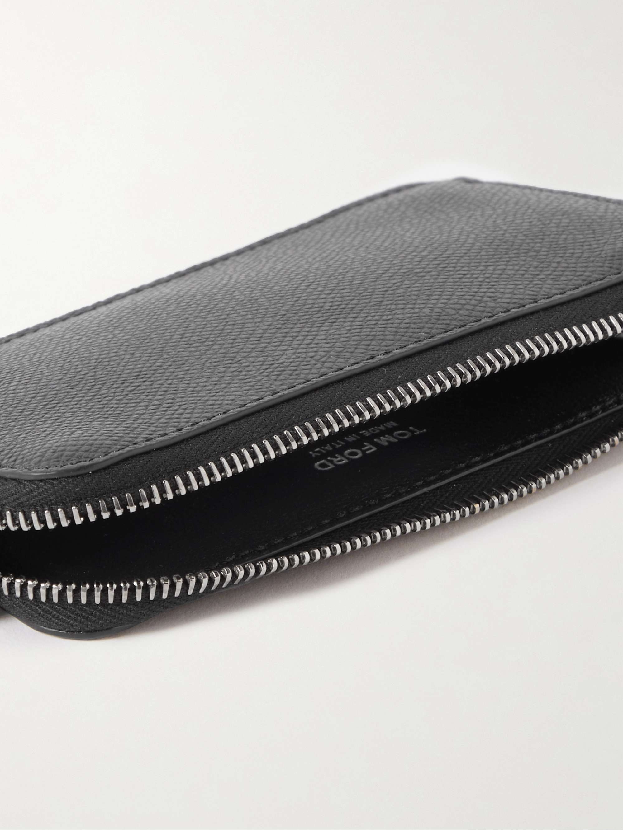 TOM FORD Full-Grain Leather Zip-Around Wallet