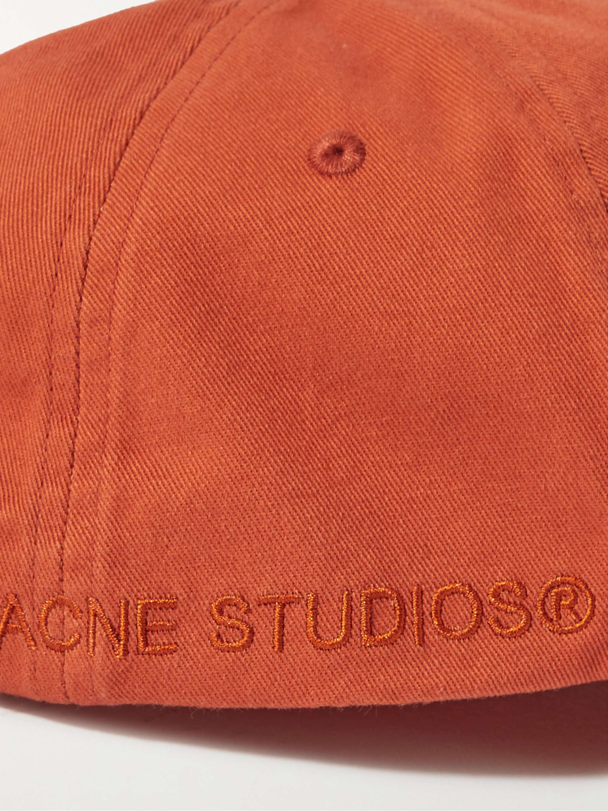 ACNE STUDIOS Carliy Embroidered Cotton-Twill Baseball Cap