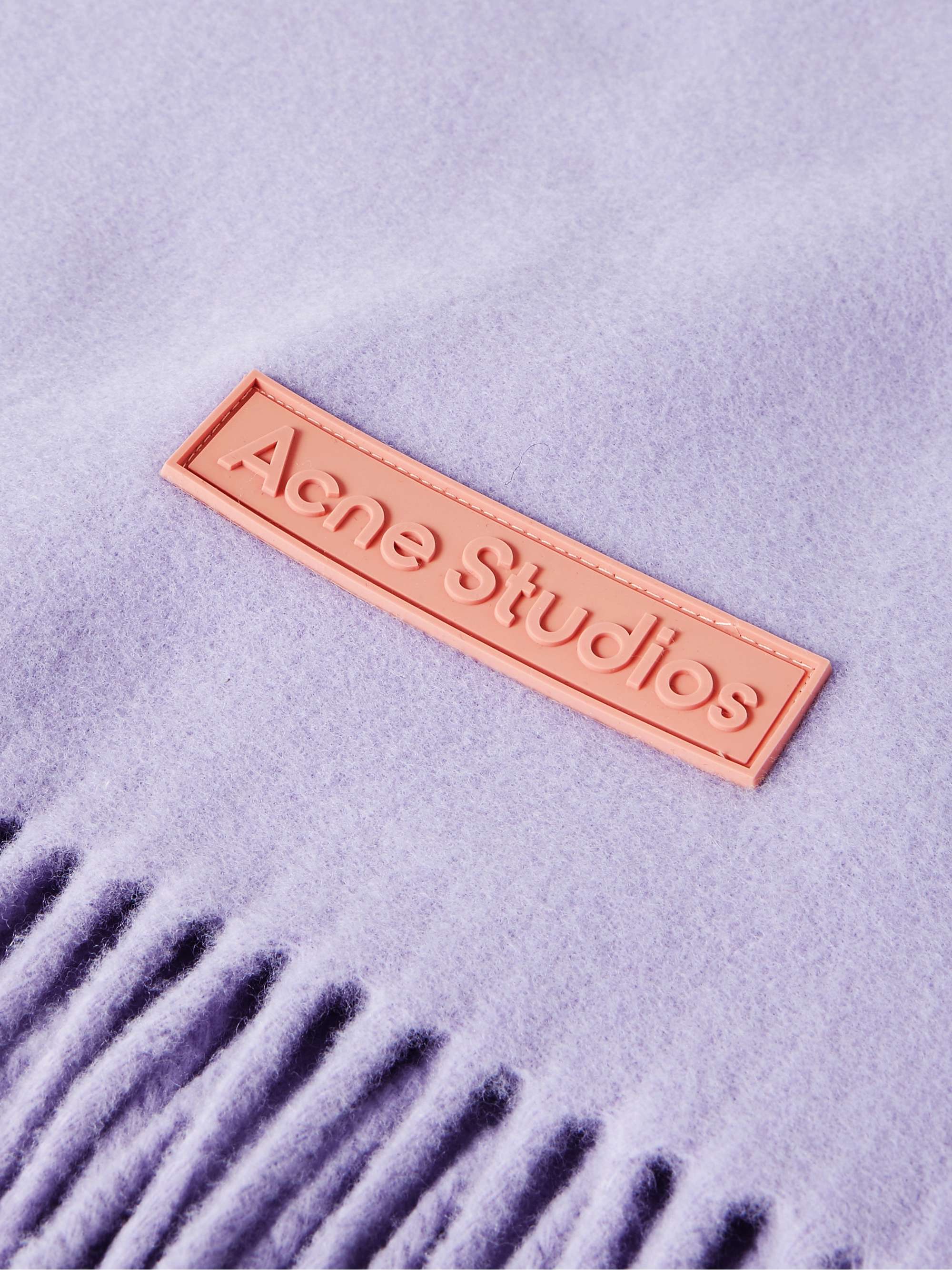 ACNE STUDIOS Vesta Fringed Wool Scarf