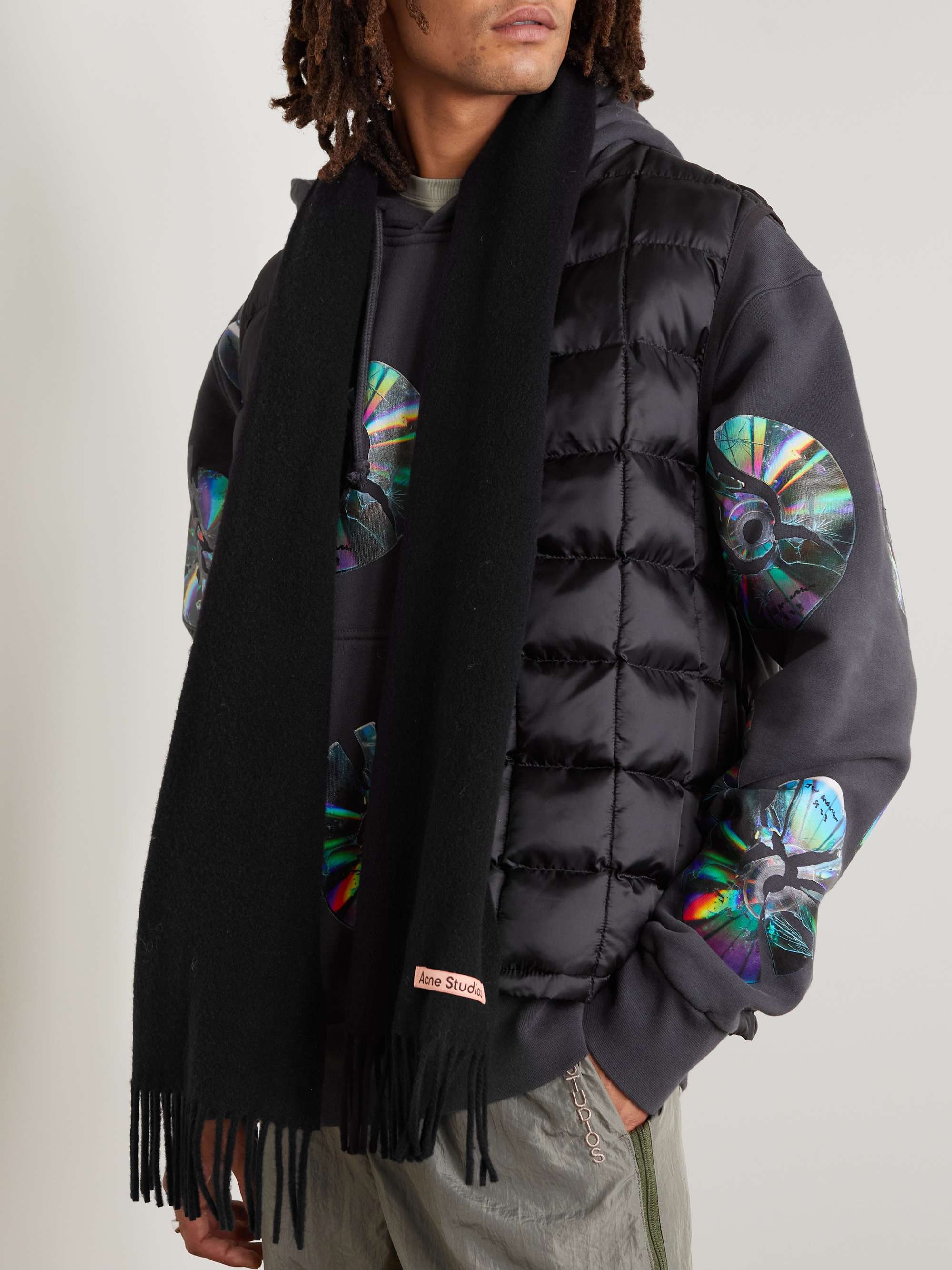 ACNE STUDIOS Canada Skinny Wool Scarf