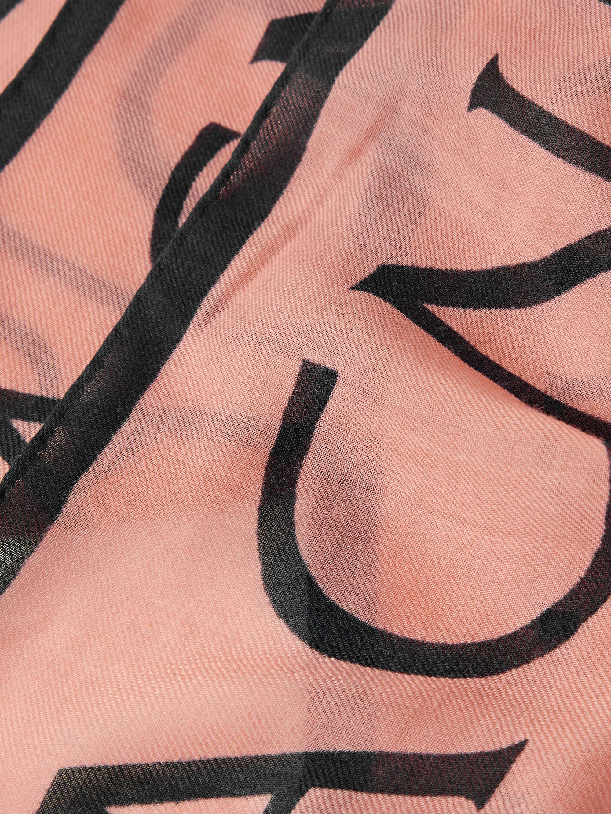 ACNE STUDIOS Varbone Logo-Print Wool-Twill Scarf