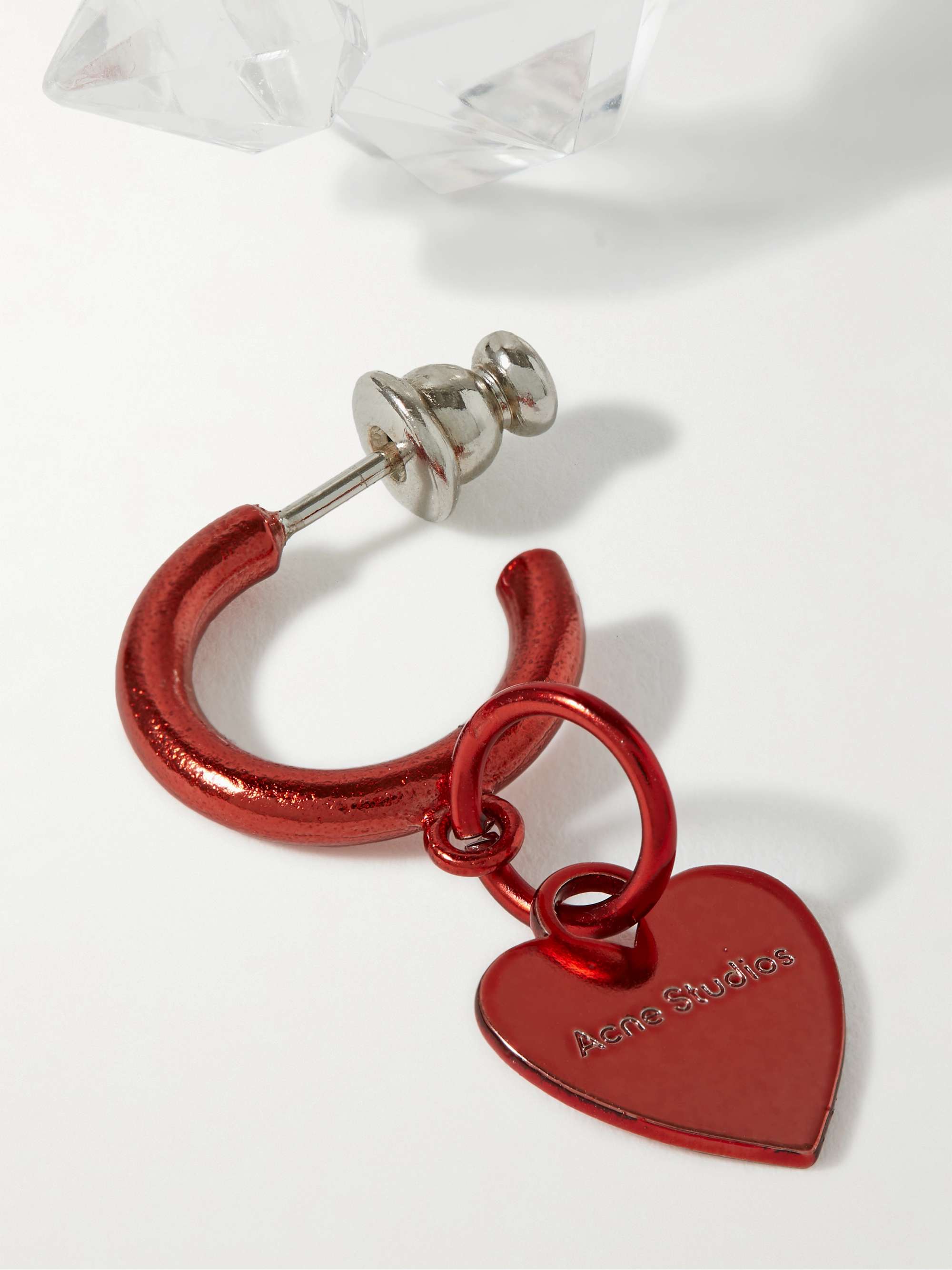 ACNE STUDIOS Attiko Silver-Tone Crystal Earrings
