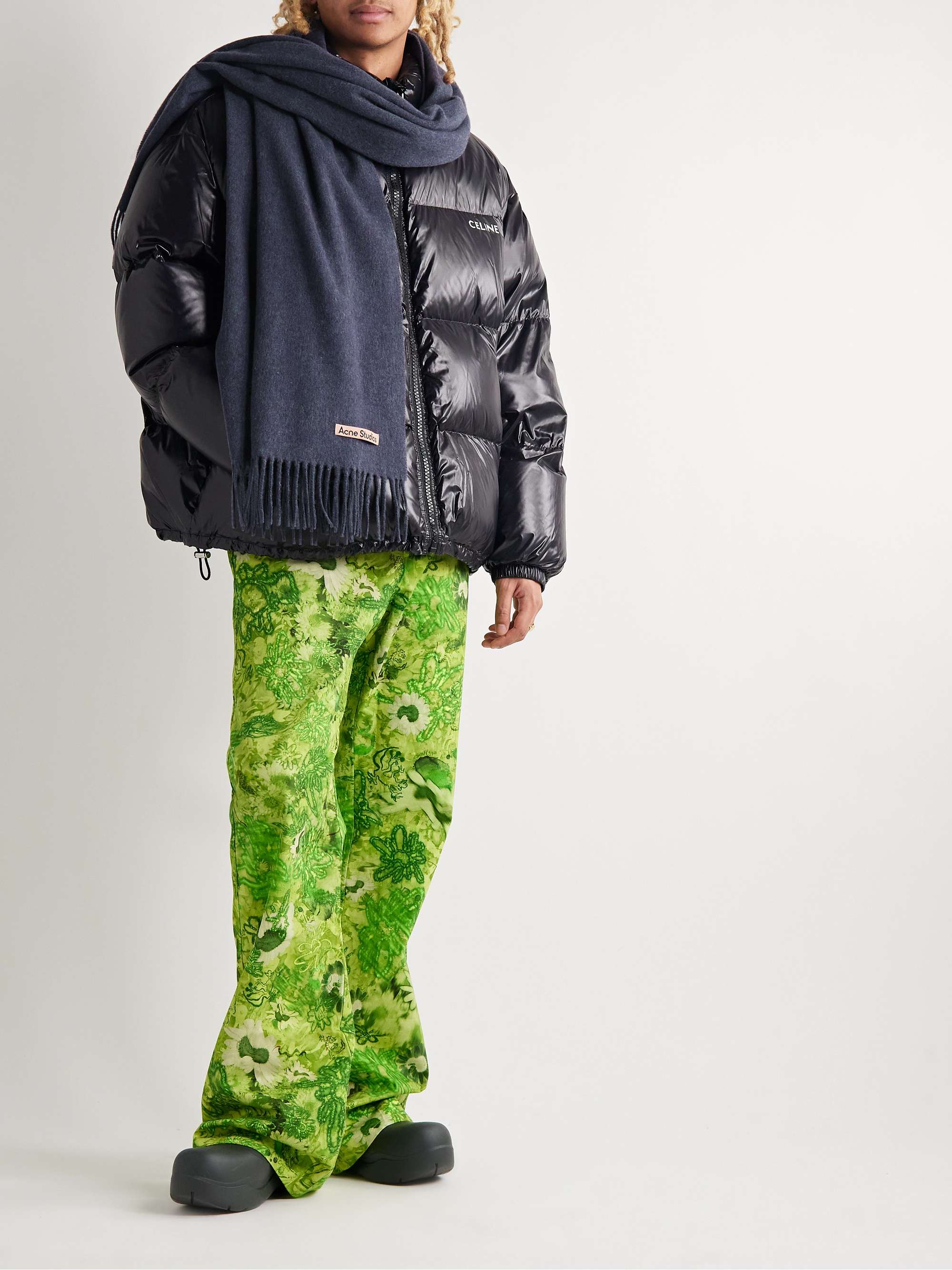 ACNE STUDIOS Canada Fringed Wool Scarf