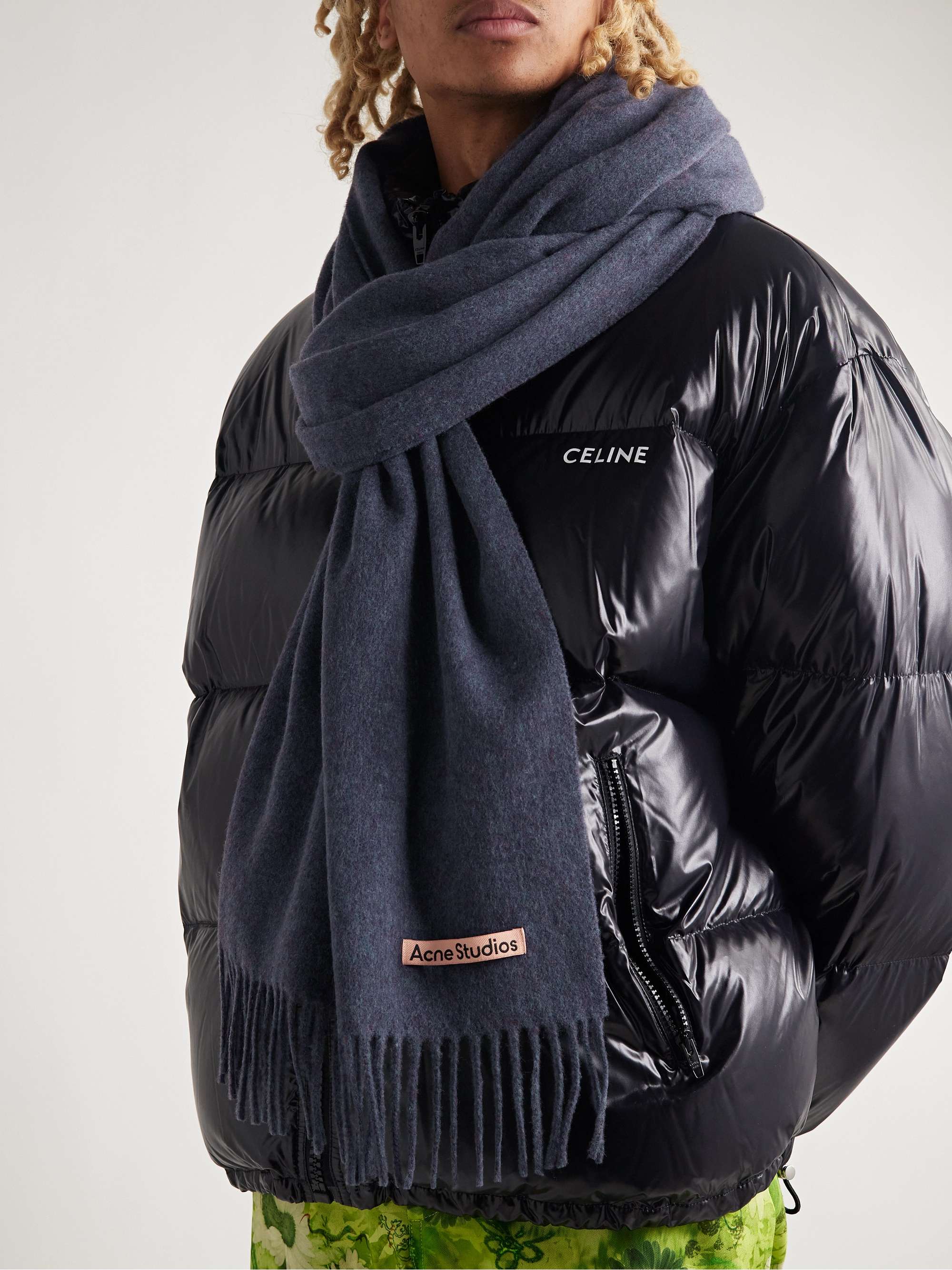 ACNE STUDIOS Canada Fringed Wool Scarf